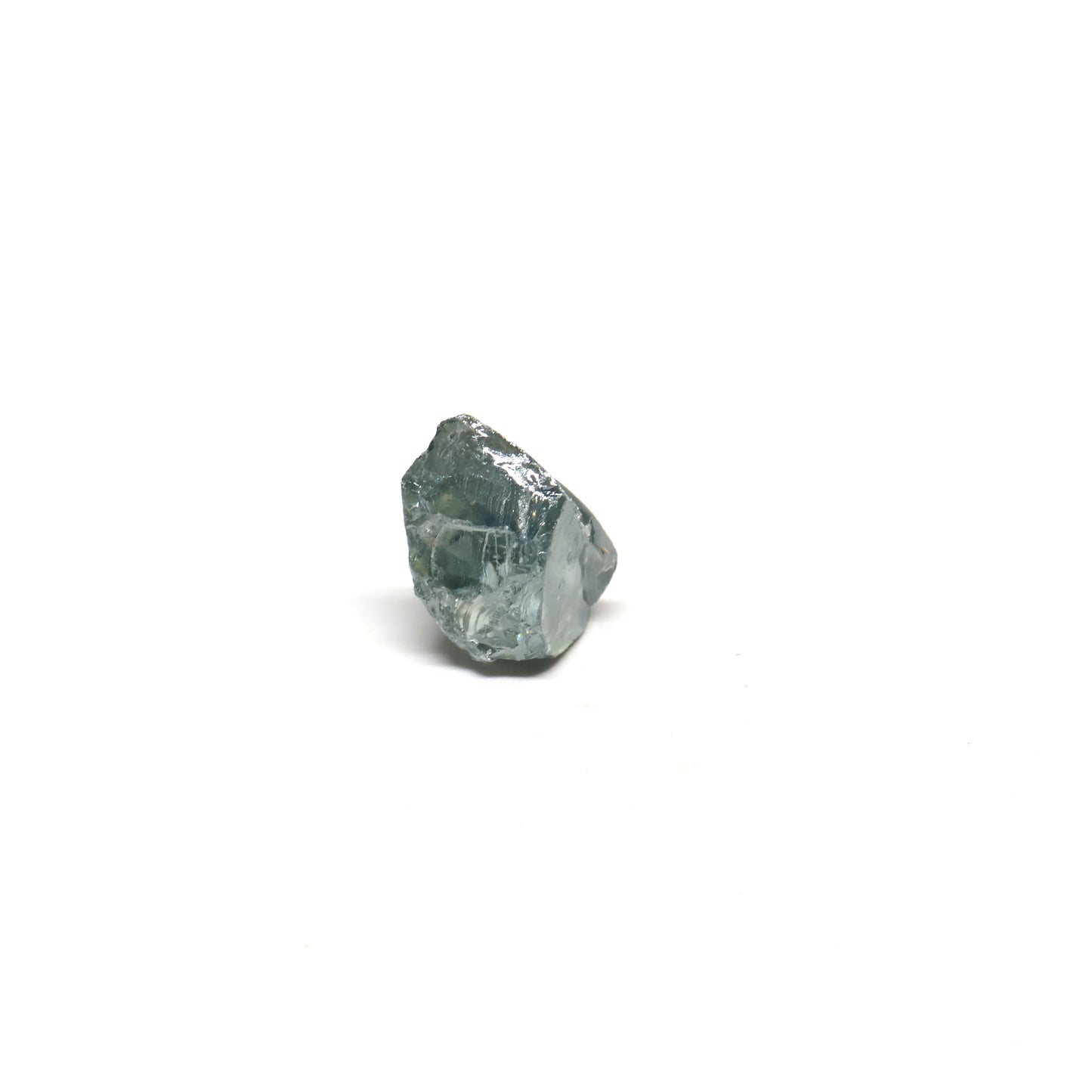Blue Green Synthetic Rutile Grade A - Faceting Rough