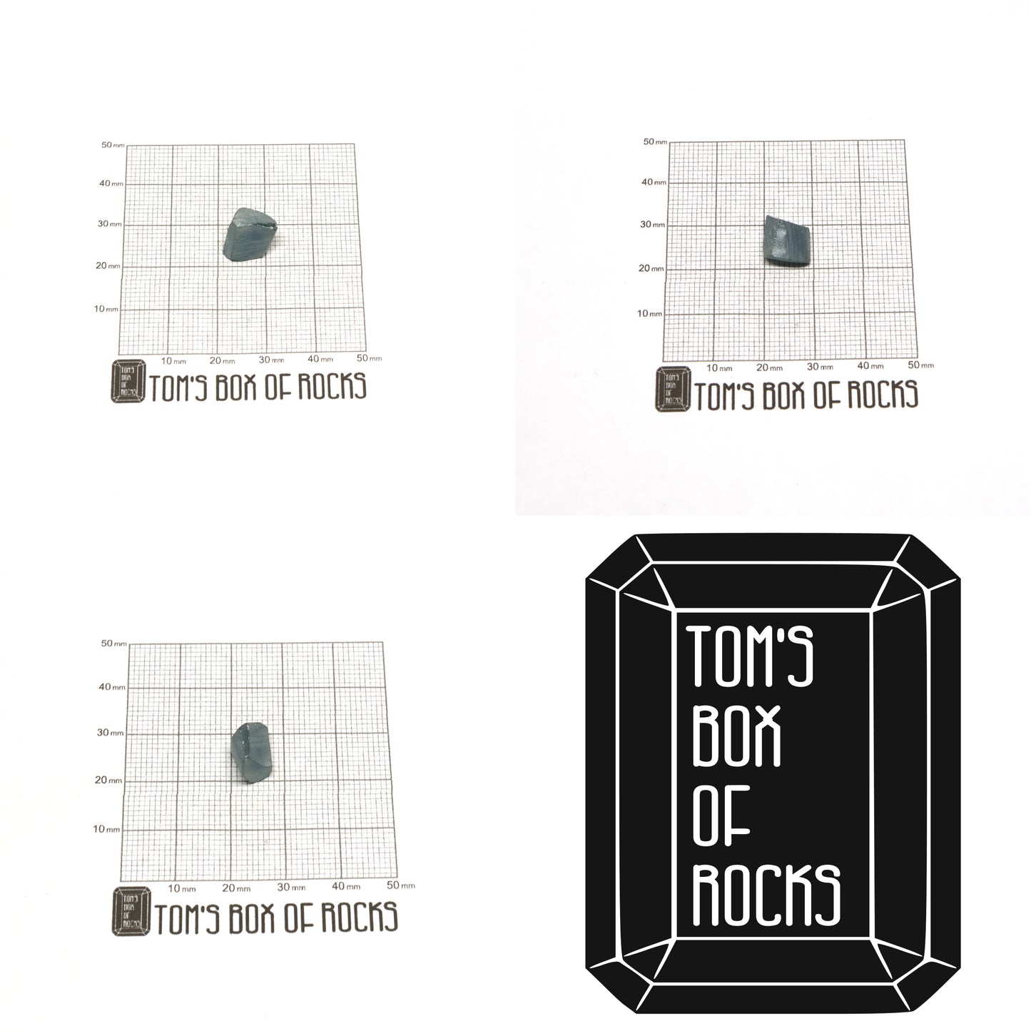 Blue Green Synthetic Rutile Grade A - Faceting Rough
