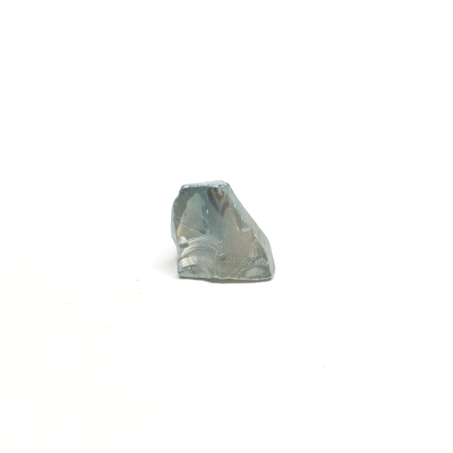 Blue Green Synthetic Rutile Grade A - Faceting Rough