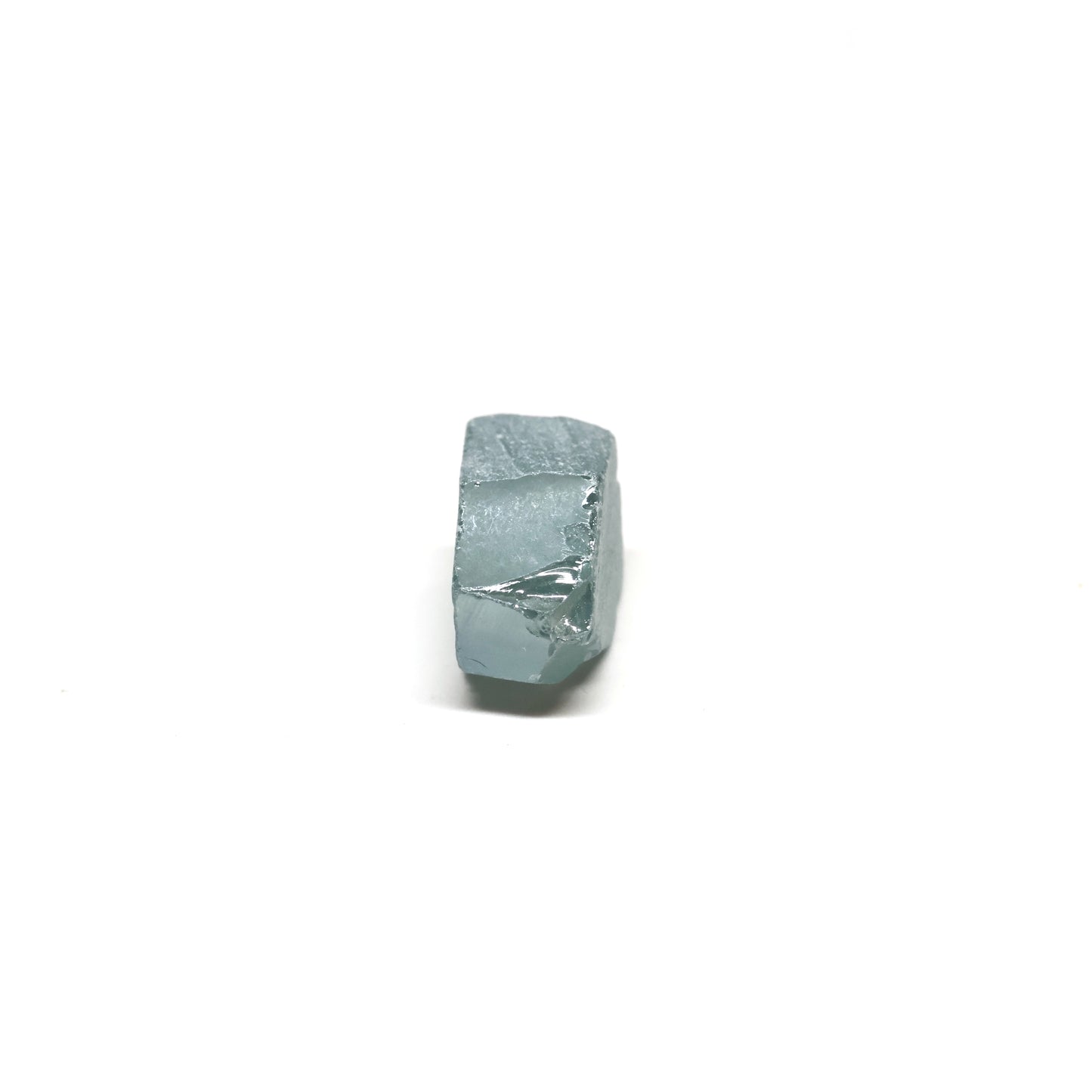 Blue Green Synthetic Rutile Grade A - Faceting Rough