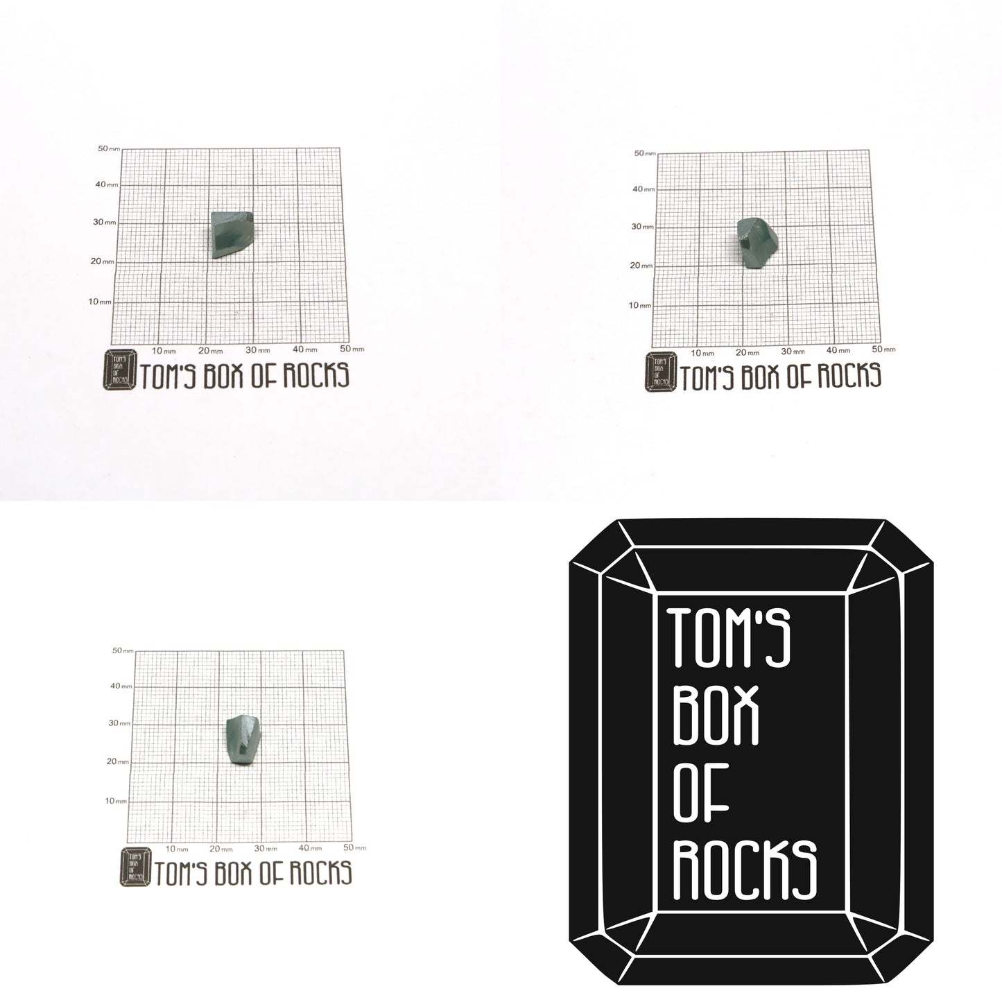 Blue Green Synthetic Rutile Grade A - Faceting Rough
