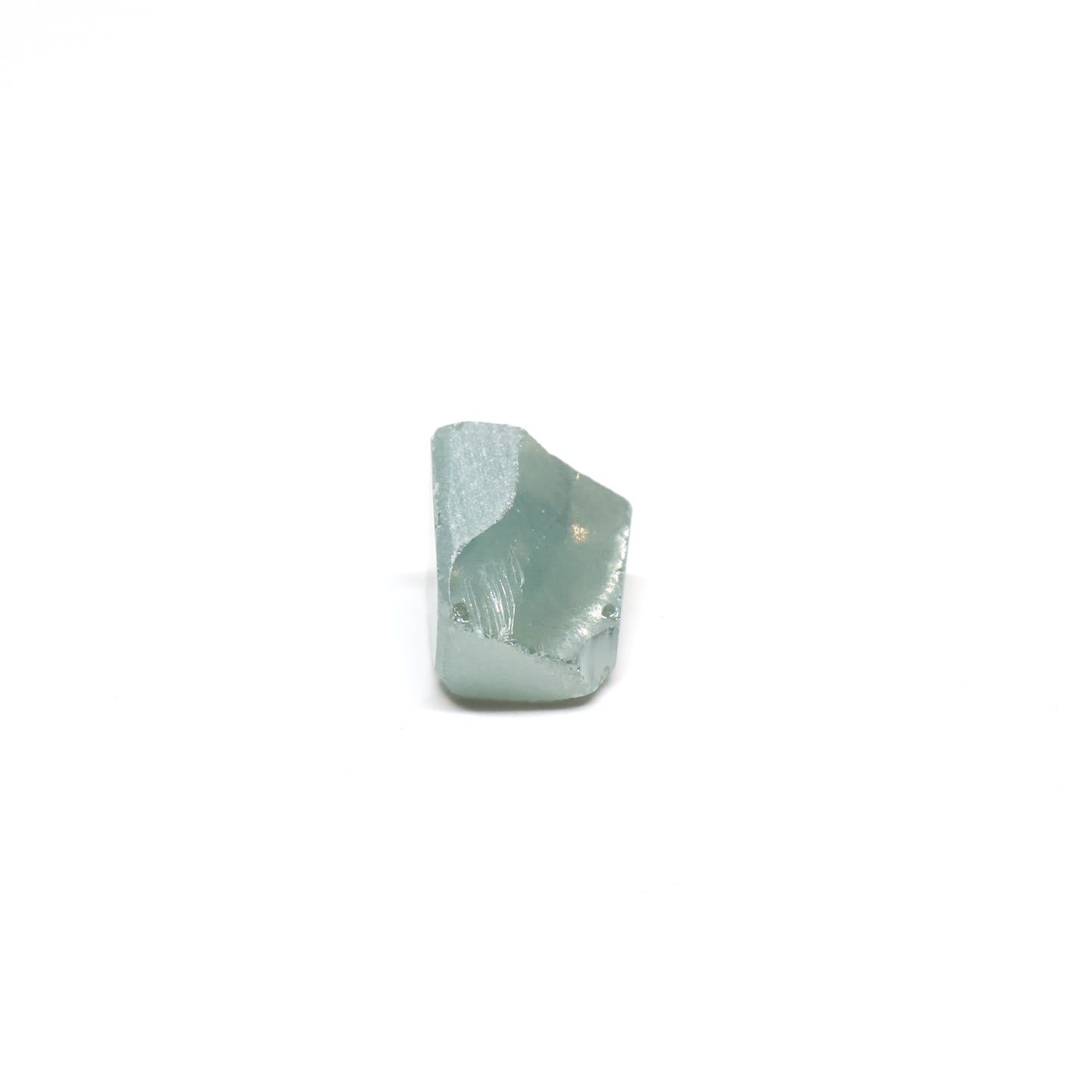 Blue Green Synthetic Rutile Grade A - Faceting Rough