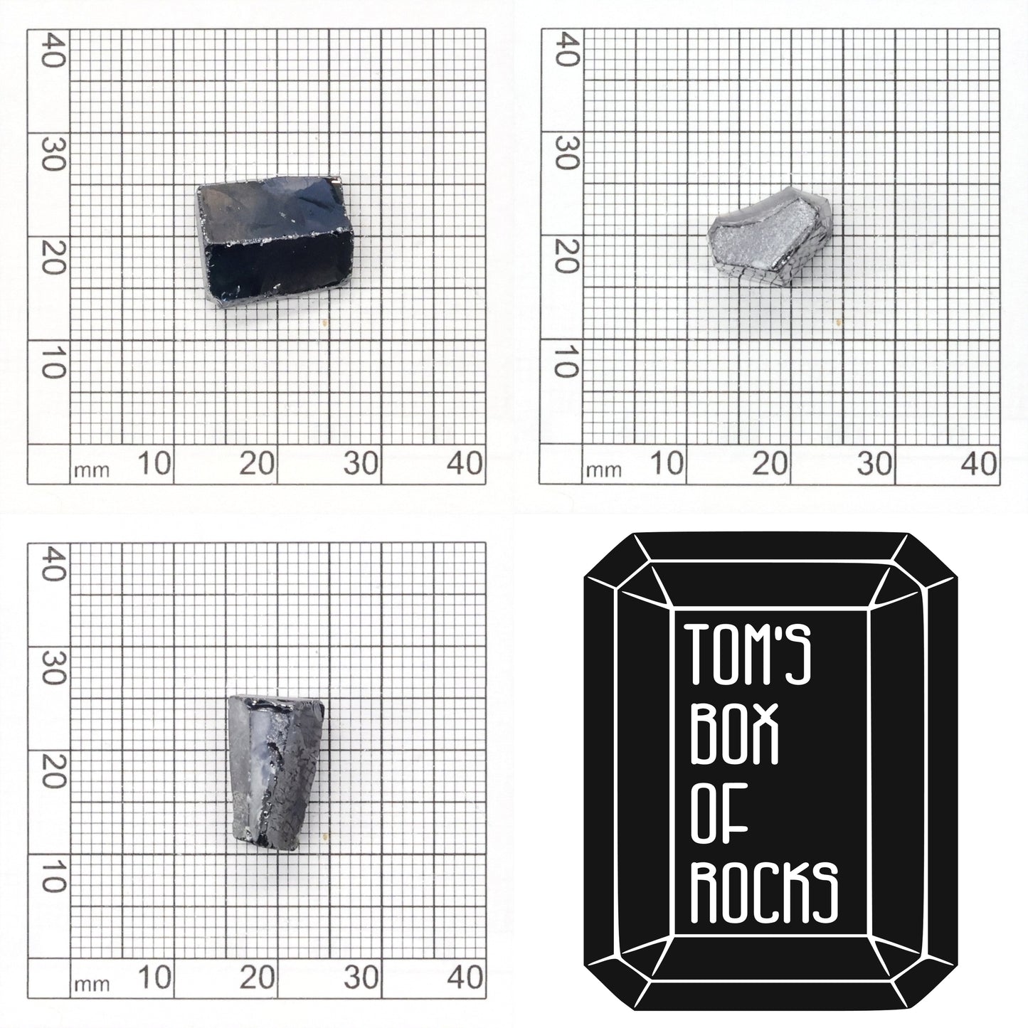 Blue Synthetic Rutile Grade A - Faceting Rough