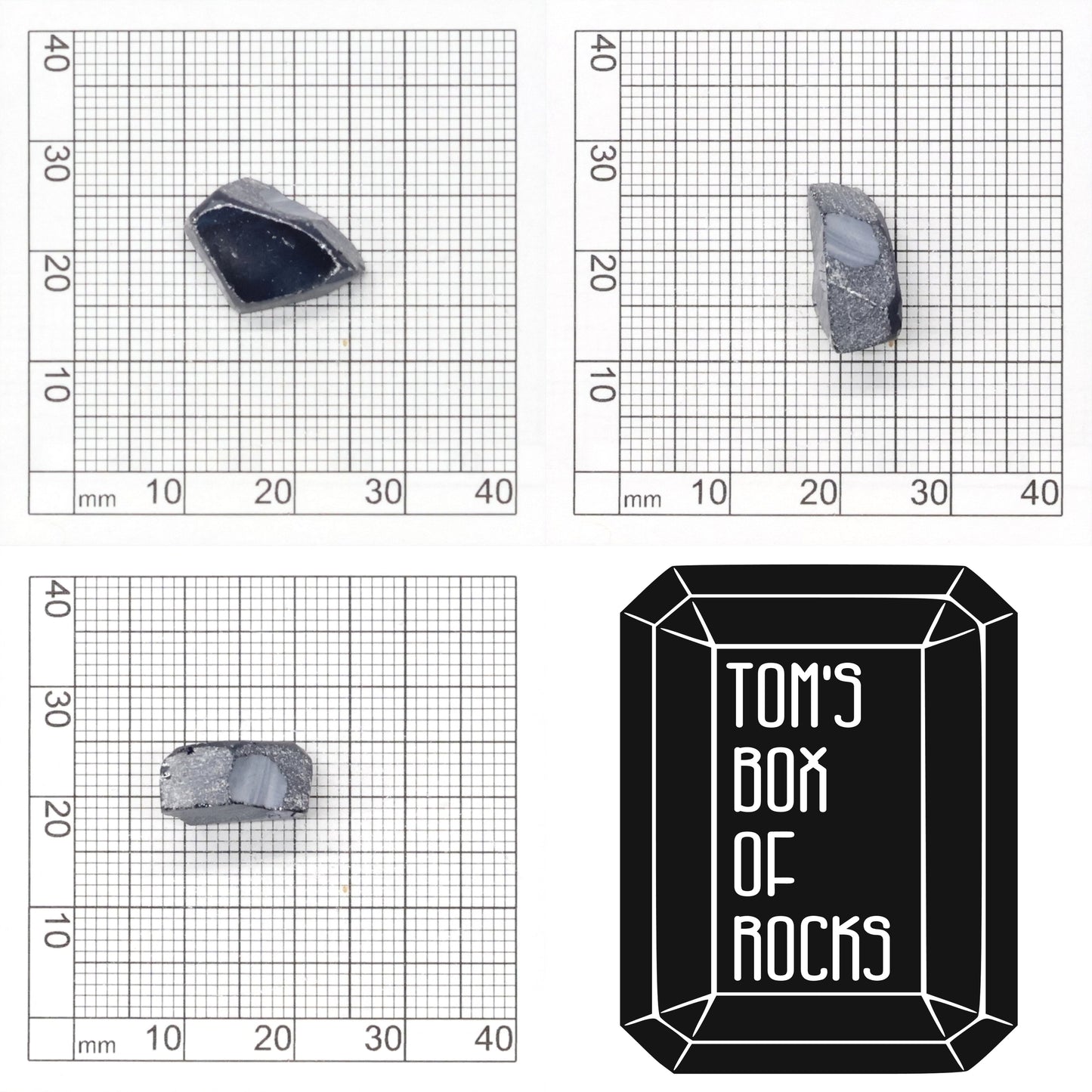 Blue Synthetic Rutile Grade A - Faceting Rough