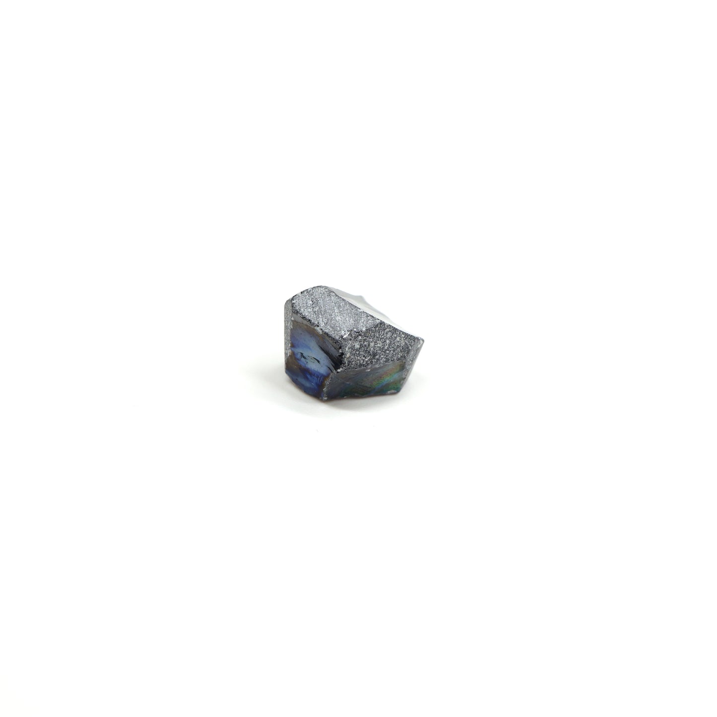 Blue Synthetic Rutile Grade A - Faceting Rough