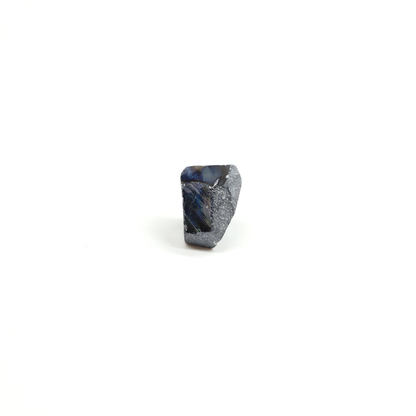 Blue Synthetic Rutile Grade A - Faceting Rough