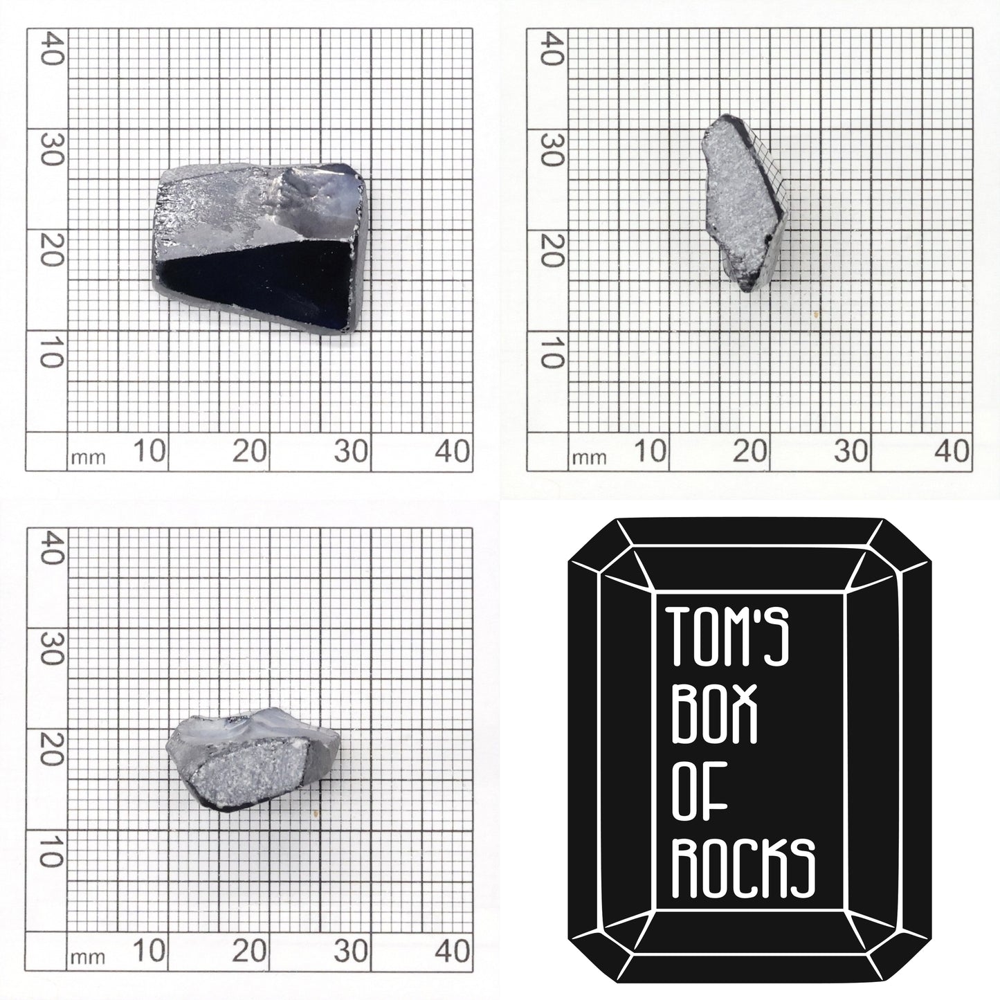 Blue Synthetic Rutile Grade A - Faceting Rough