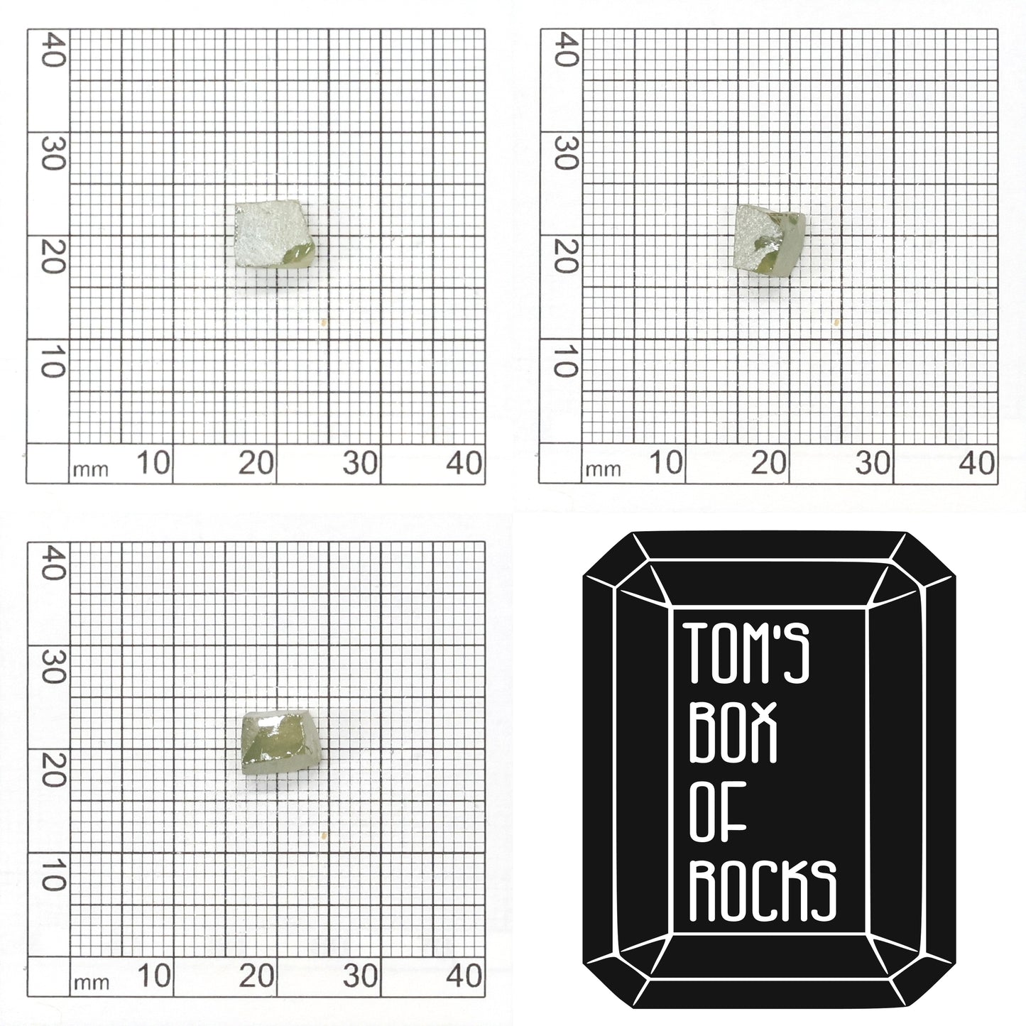 Green Synthetic Rutile Grade A - Faceting Rough