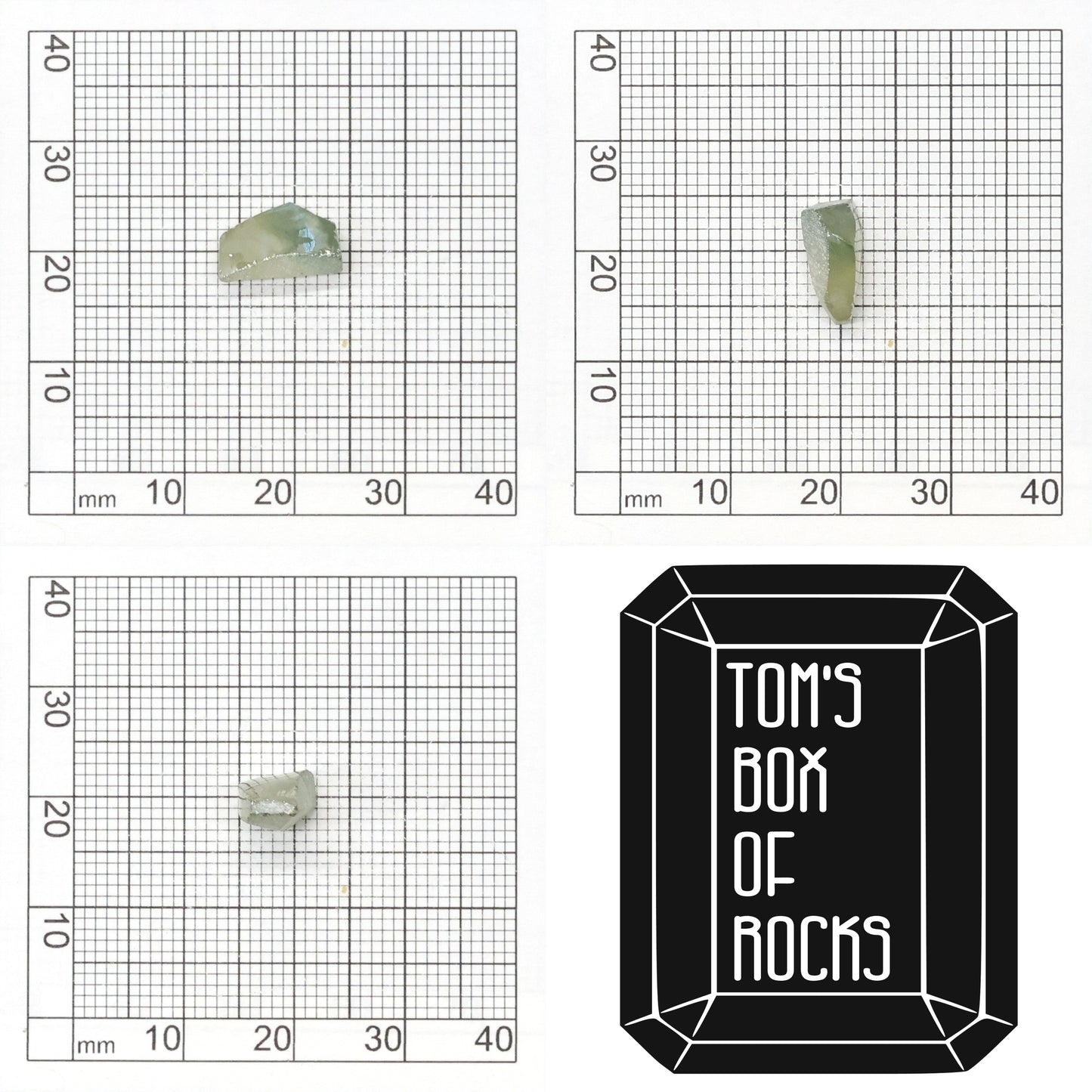 Green Synthetic Rutile Grade A - Faceting Rough