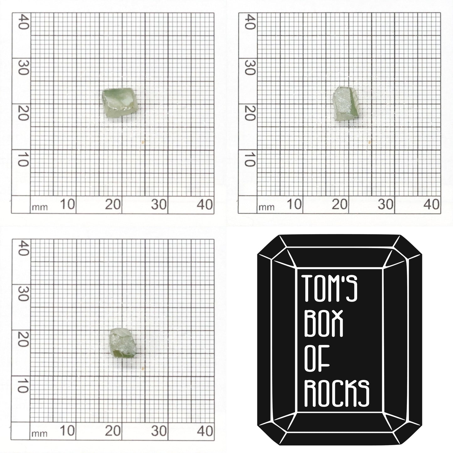 Green Synthetic Rutile Grade A - Faceting Rough