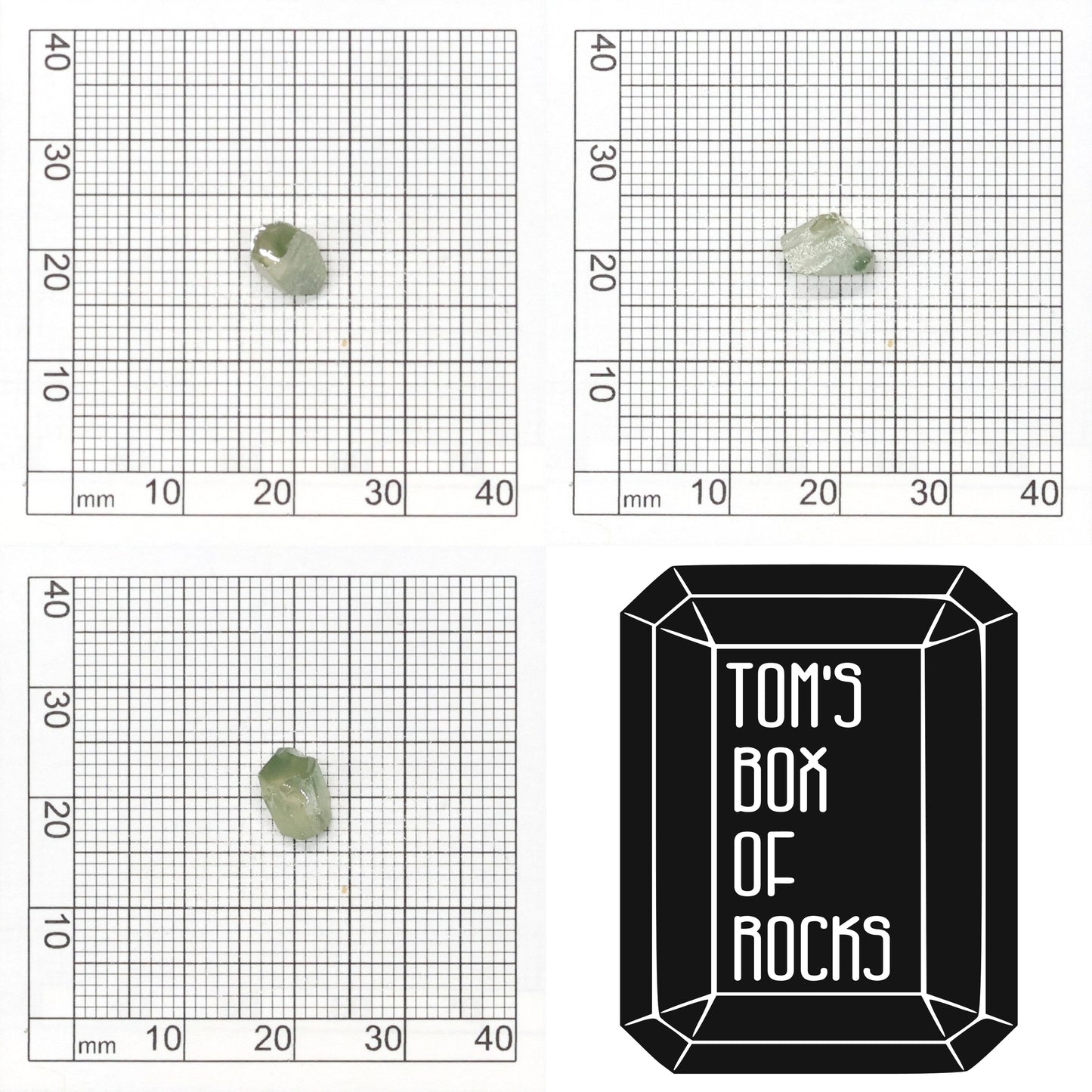 Green Synthetic Rutile Grade A - Faceting Rough