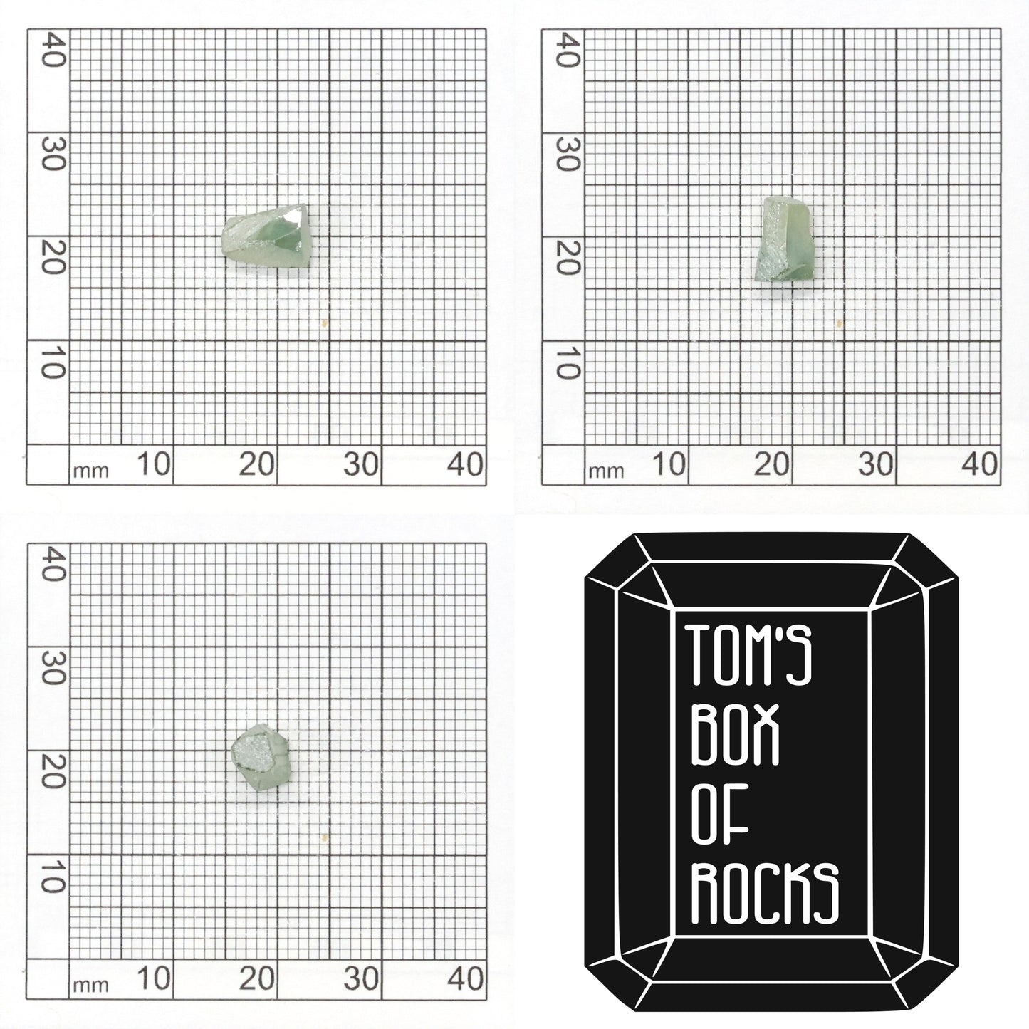 Green Synthetic Rutile Grade A - Faceting Rough