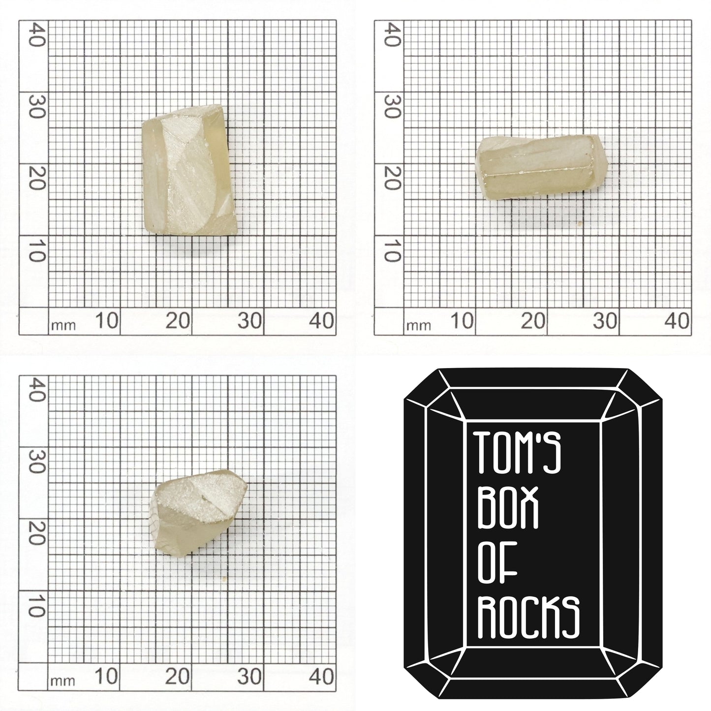 Yellow Synthetic Rutile Grade A - Faceting Rough