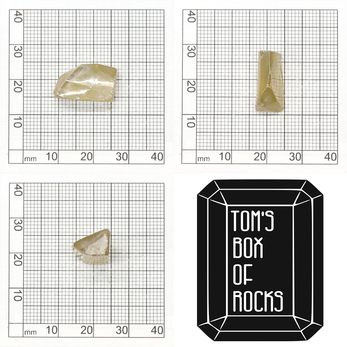 Yellow Synthetic Rutile Grade A - Faceting Rough