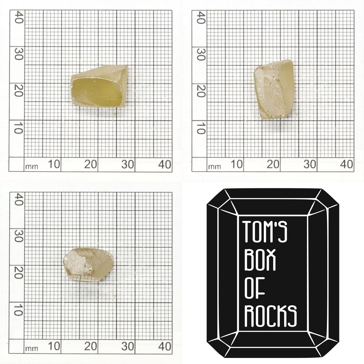 Yellow Synthetic Rutile Grade A - Faceting Rough