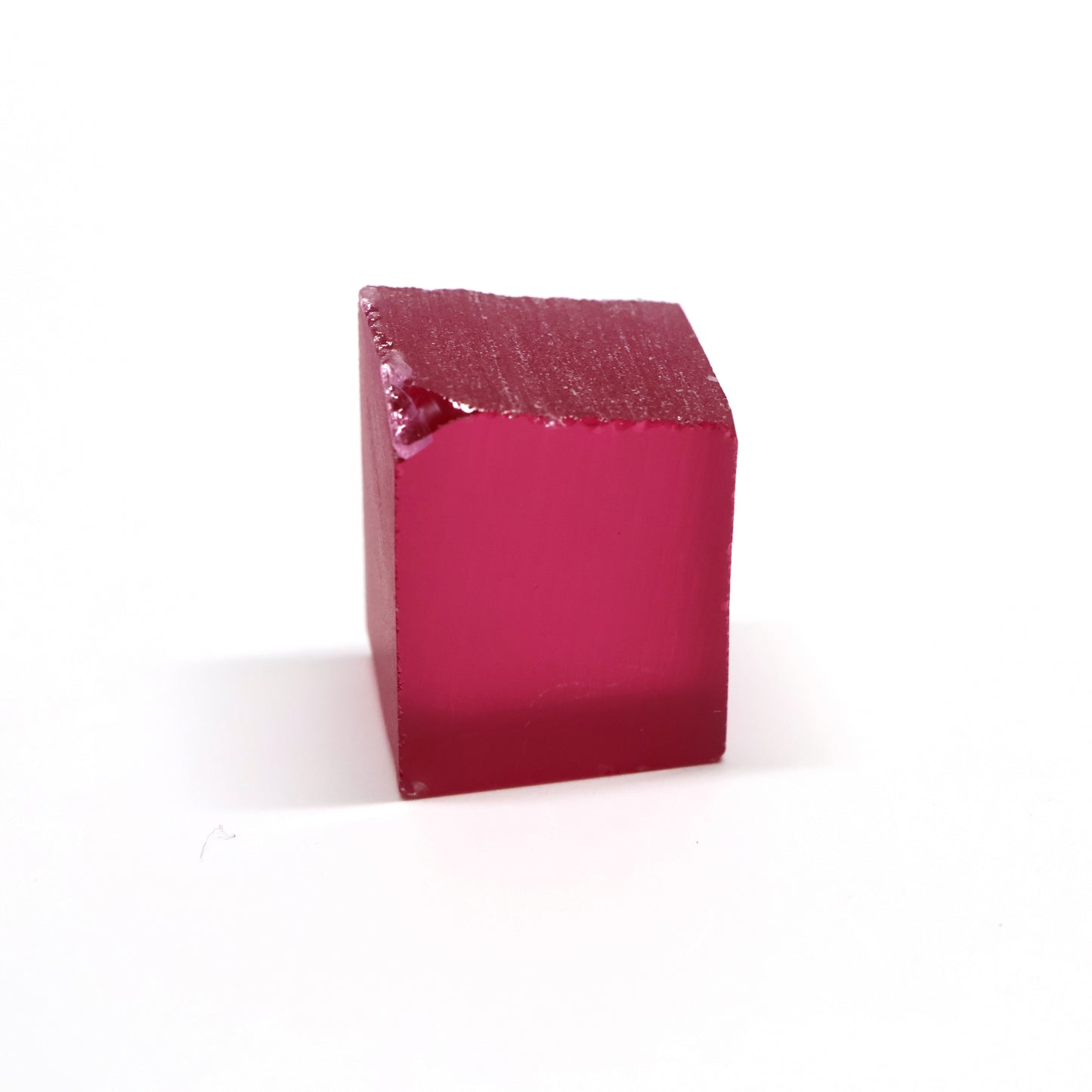 Titanium Pink Czochralski Pulled Sapphire - Grade A - Faceting Rough