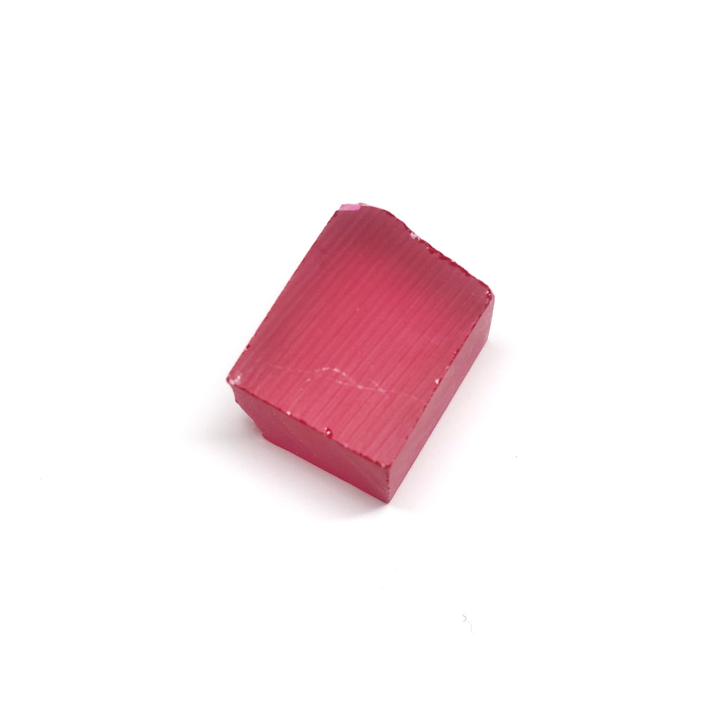 Titanium Pink Czochralski Pulled Sapphire - Grade A - Faceting Rough