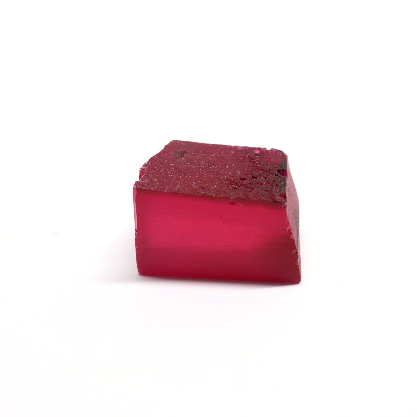 Titanium Pink Czochralski Pulled Sapphire - Grade A - Faceting Rough