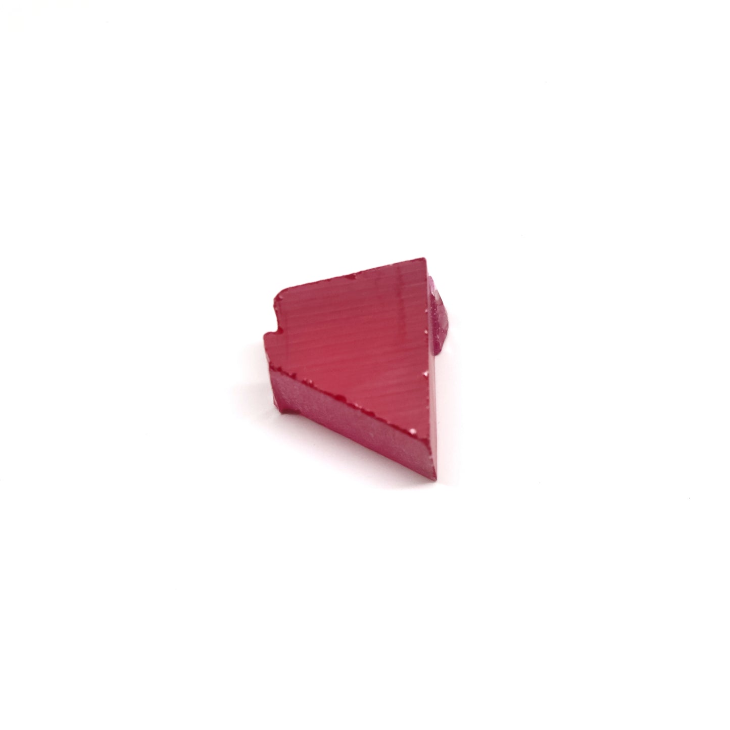 Titanium Pink Czochralski Pulled Sapphire - Grade A - Faceting Rough