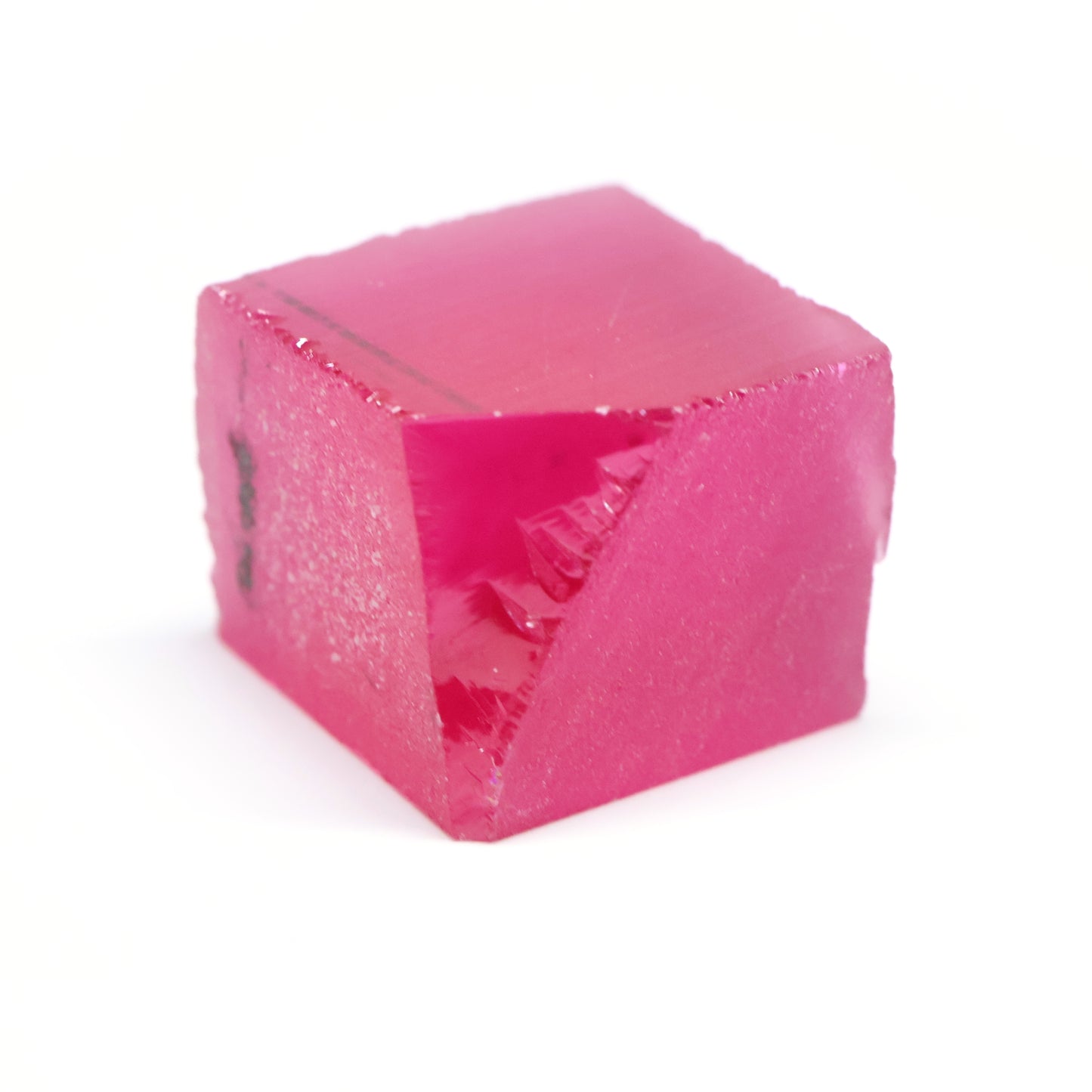 Titanium Pink Czochralski Pulled Sapphire - Grade A - Faceting Rough