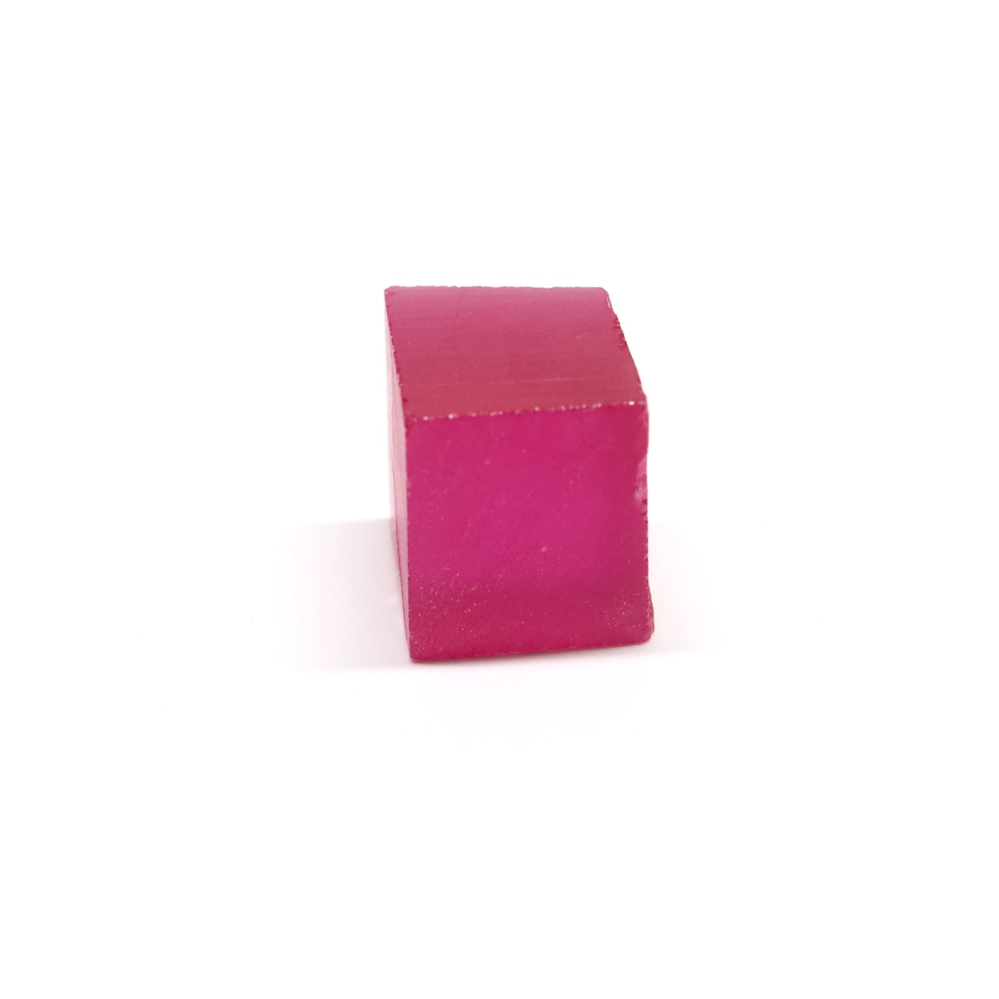 Titanium Pink Czochralski Pulled Sapphire - Grade A - Faceting Rough