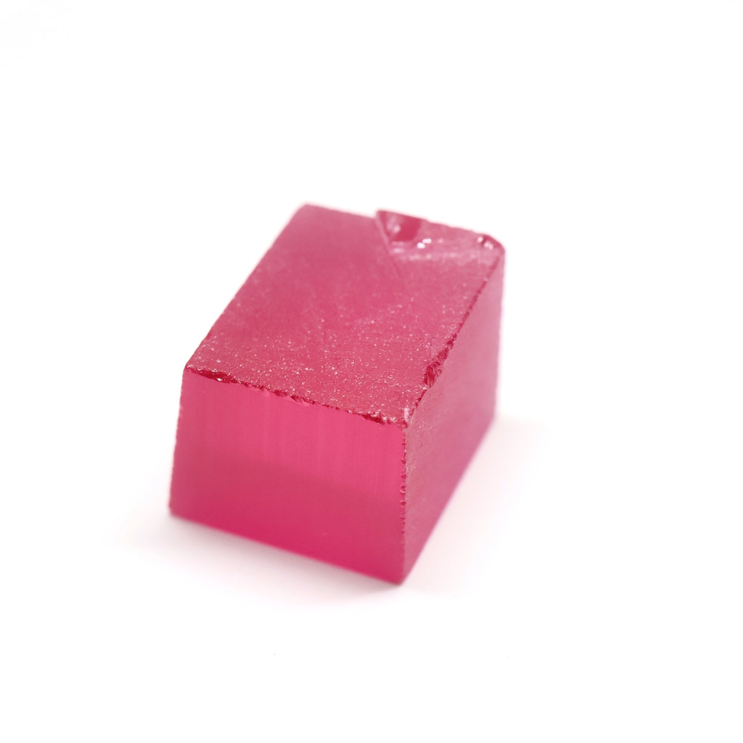 Titanium Pink Czochralski Pulled Sapphire - Grade A - Faceting Rough