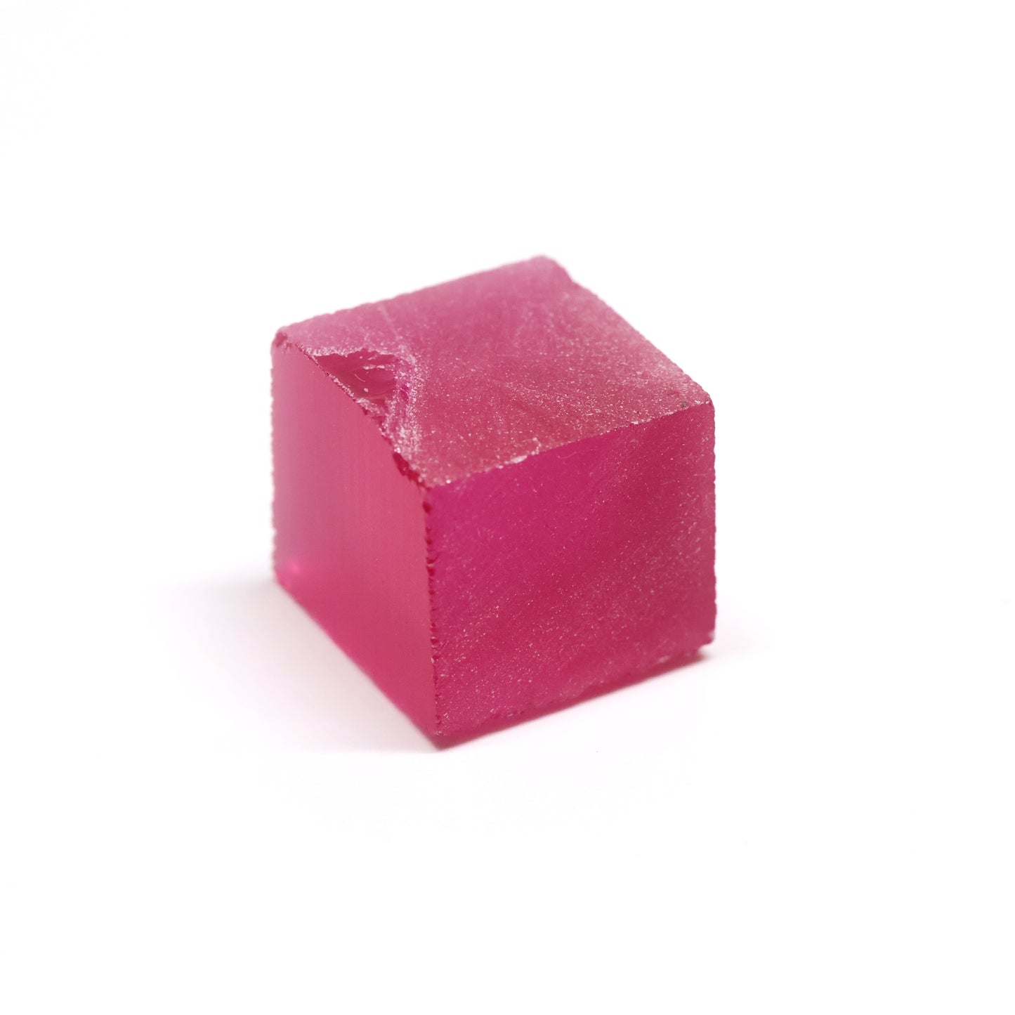 Titanium Pink Czochralski Pulled Sapphire - Grade A - Faceting Rough