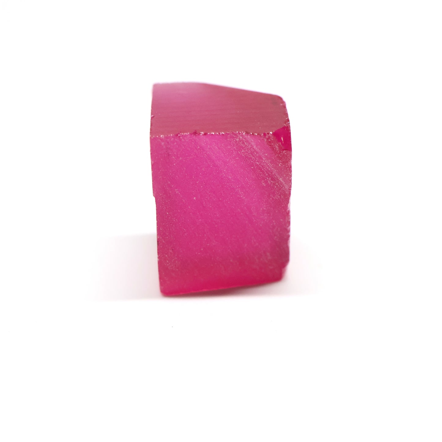 Titanium Pink Czochralski Pulled Sapphire - Grade A - Faceting Rough