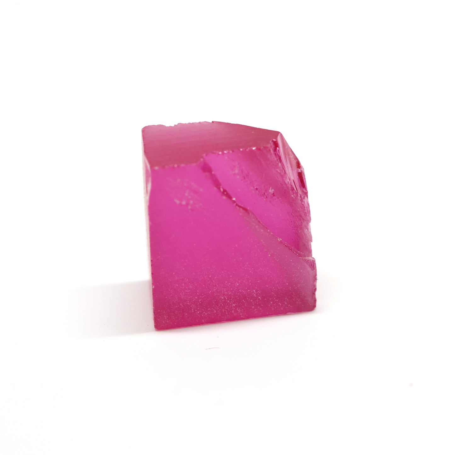 Titanium Pink Czochralski Pulled Sapphire - Grade A - Faceting Rough
