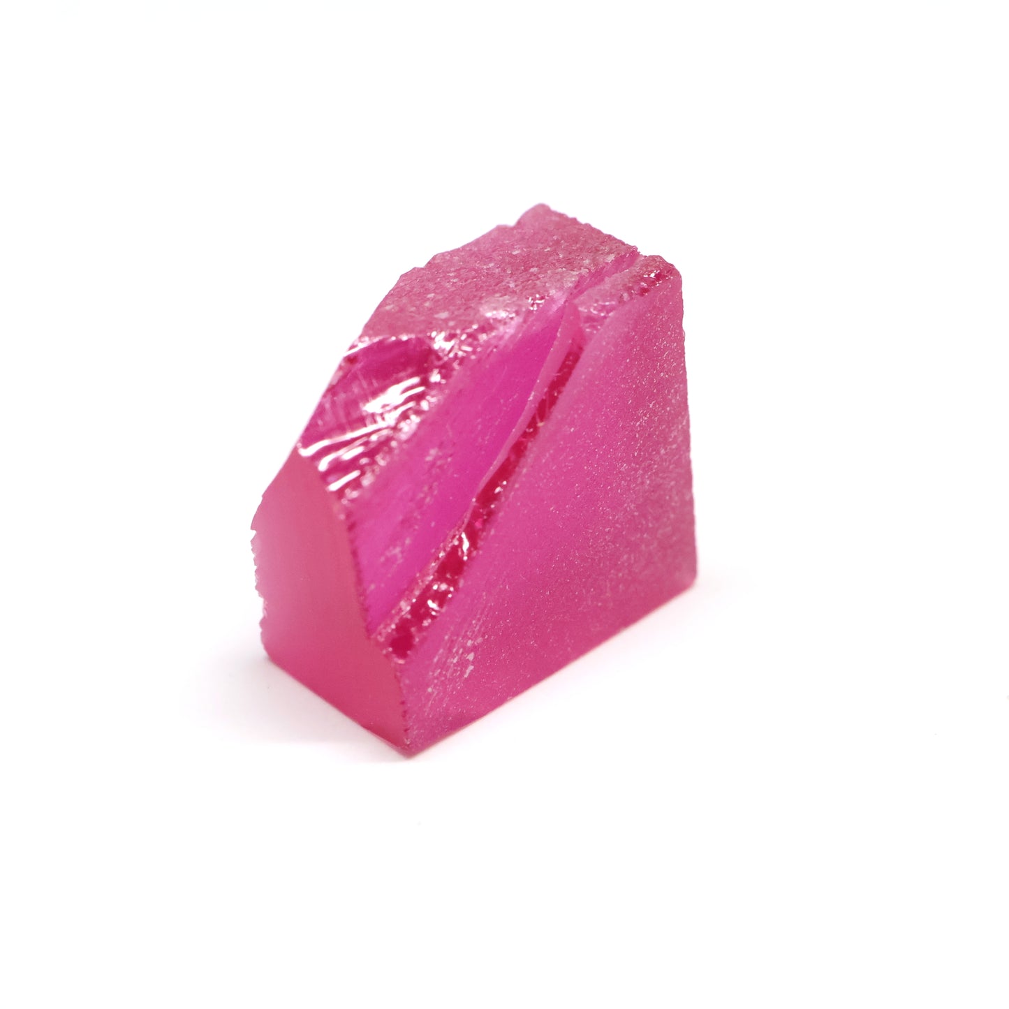 Titanium Pink Czochralski Pulled Sapphire - Grade A - Faceting Rough