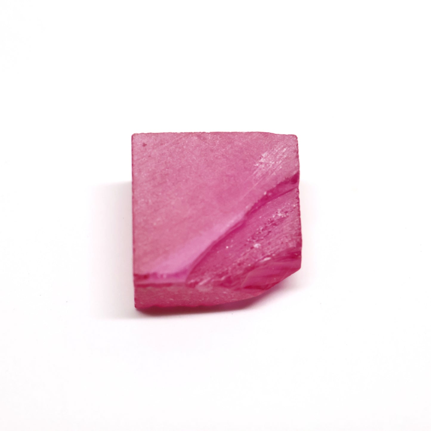 Titanium Pink Czochralski Pulled Sapphire - Grade A - Faceting Rough
