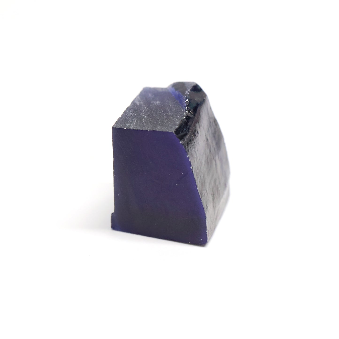 Dark Blue Czochralski Pulled Sapphire - Grade A - Faceting Rough