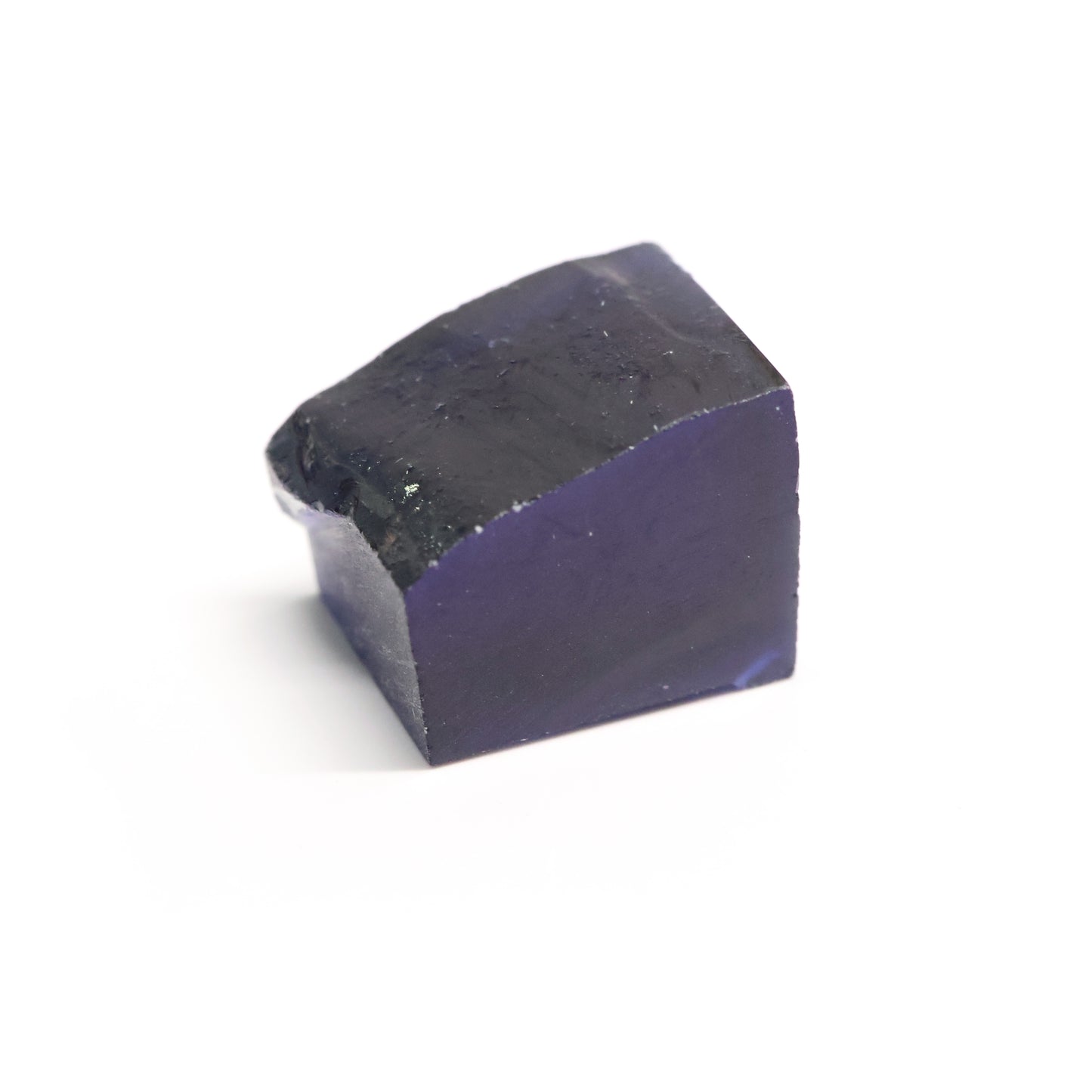 Dark Blue Czochralski Pulled Sapphire - Grade A - Faceting Rough