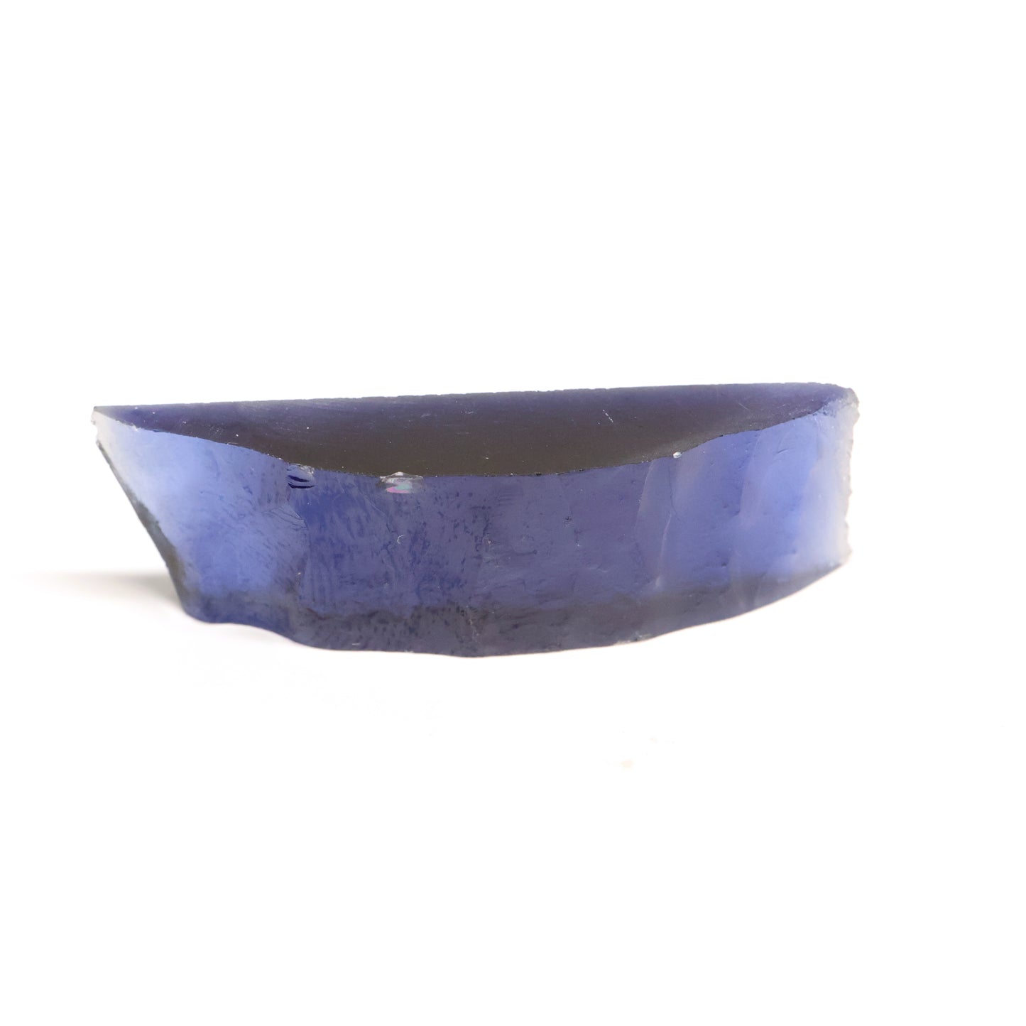 Dark Blue Czochralski Pulled Sapphire - Grade A - Faceting Rough