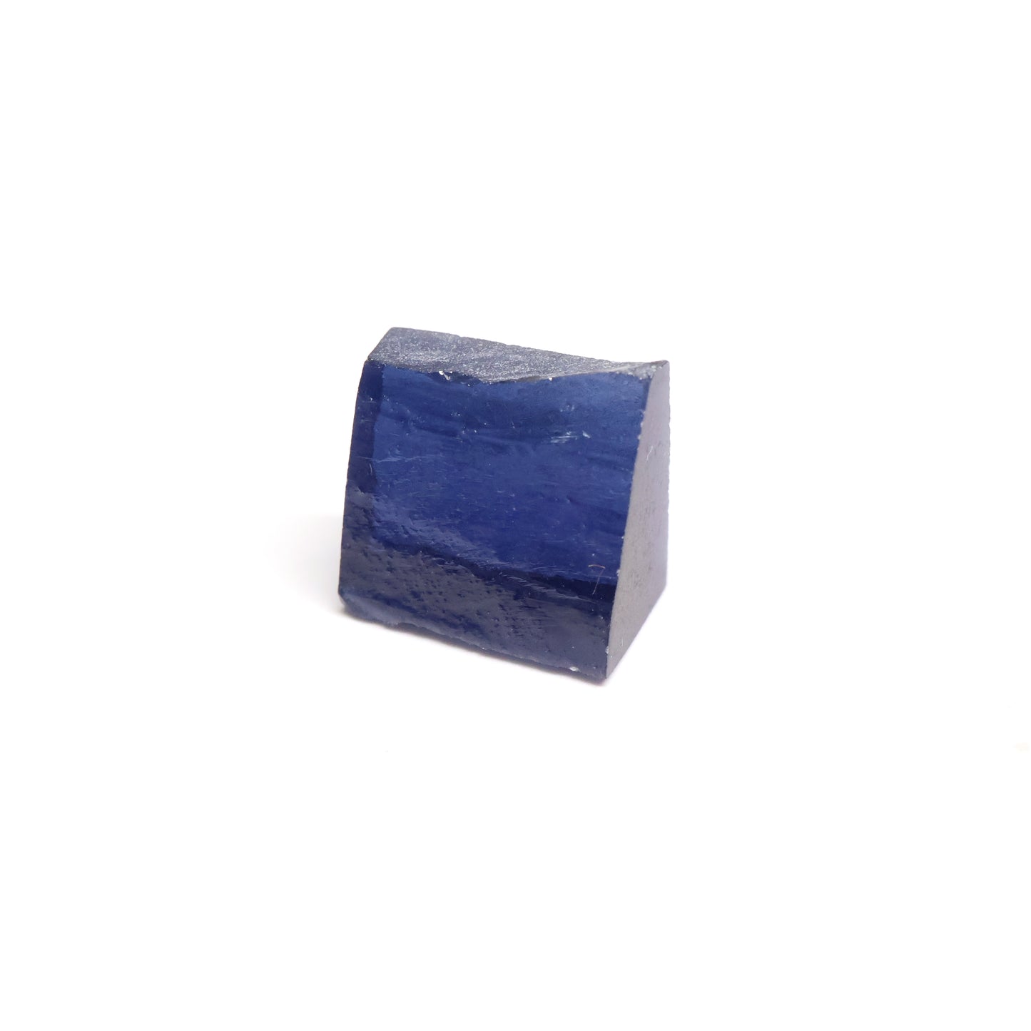 Dark Blue Czochralski Pulled Sapphire - Grade A - Faceting Rough