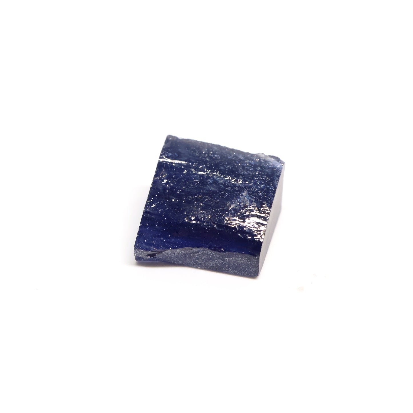 Dark Blue Czochralski Pulled Sapphire - Grade A - Faceting Rough