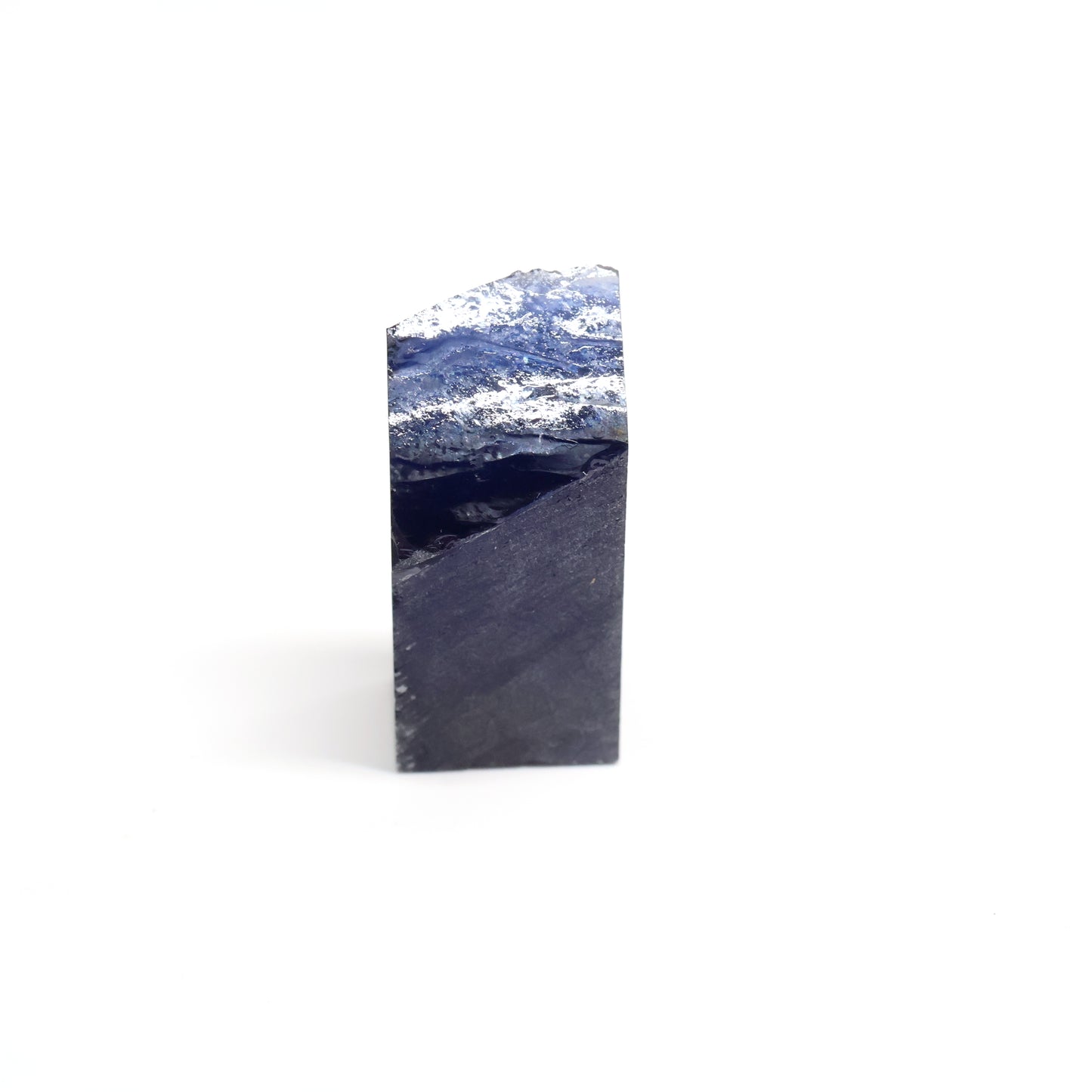 Dark Blue Czochralski Pulled Sapphire - Grade A - Faceting Rough