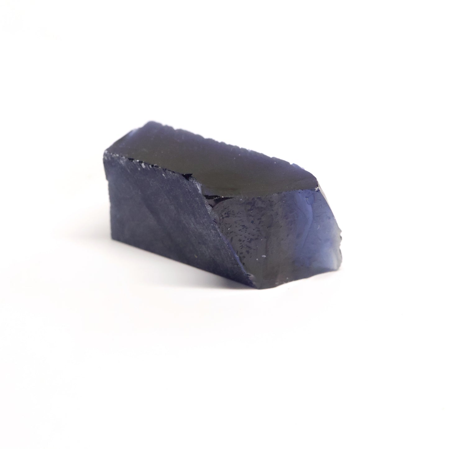 Dark Blue Czochralski Pulled Sapphire - Grade A - Faceting Rough