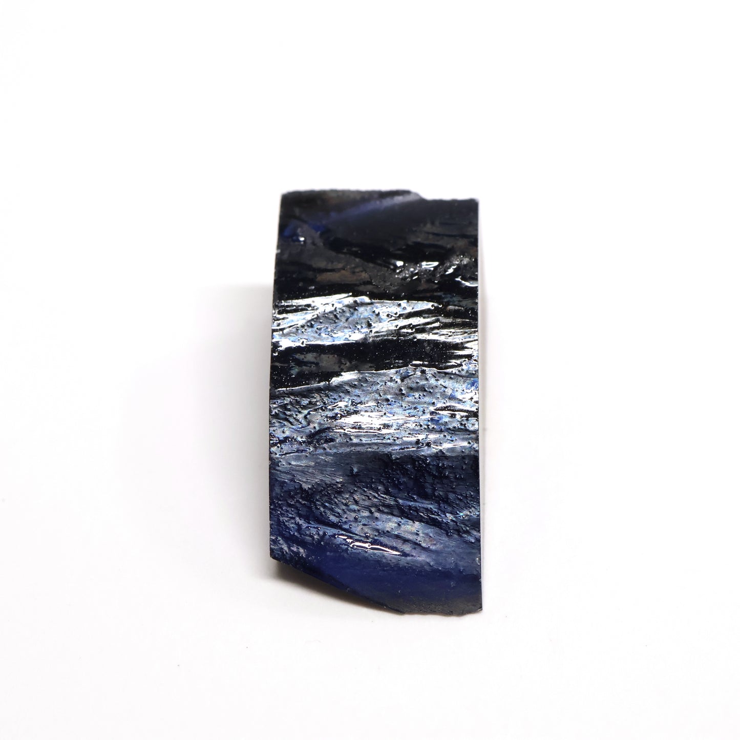 Dark Blue Czochralski Pulled Sapphire - Grade A - Faceting Rough