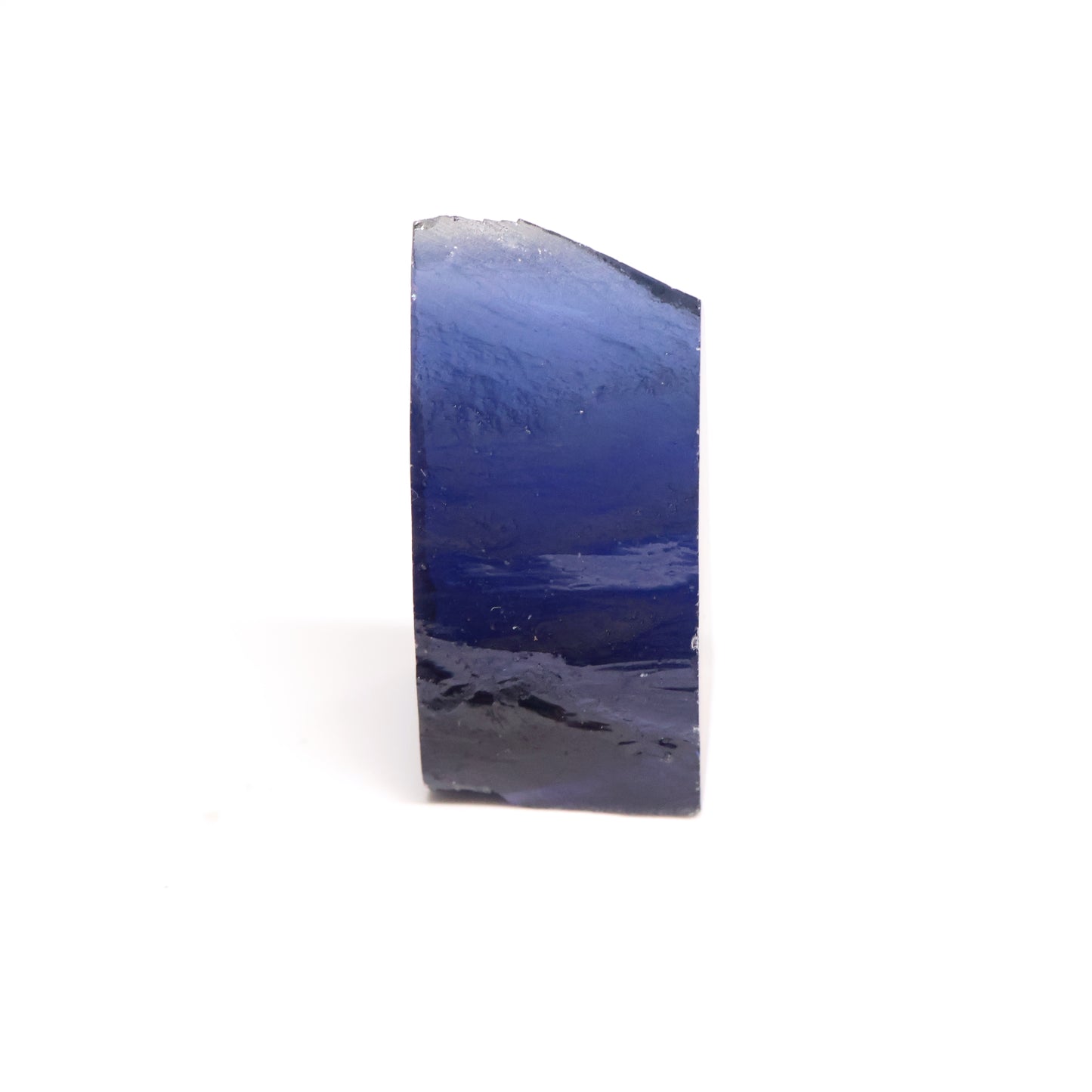 Dark Blue Czochralski Pulled Sapphire - Grade A - Faceting Rough