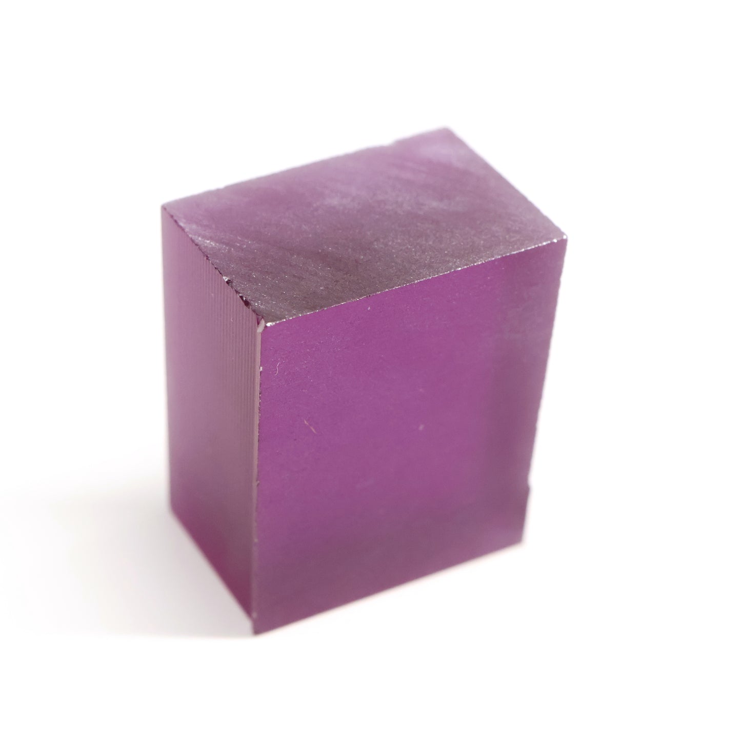 Purple Czochralski Pulled Sapphire (Reddish Hue) - Grade A - Faceting Rough