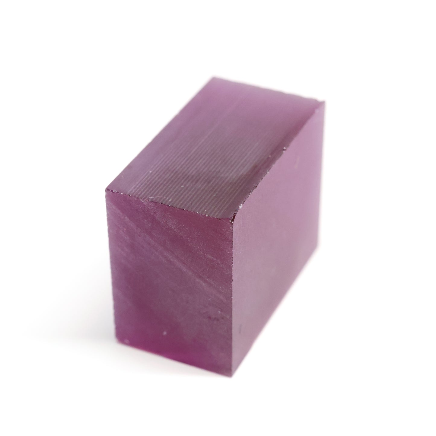 Purple Czochralski Pulled Sapphire (Reddish Hue) - Grade A - Faceting Rough