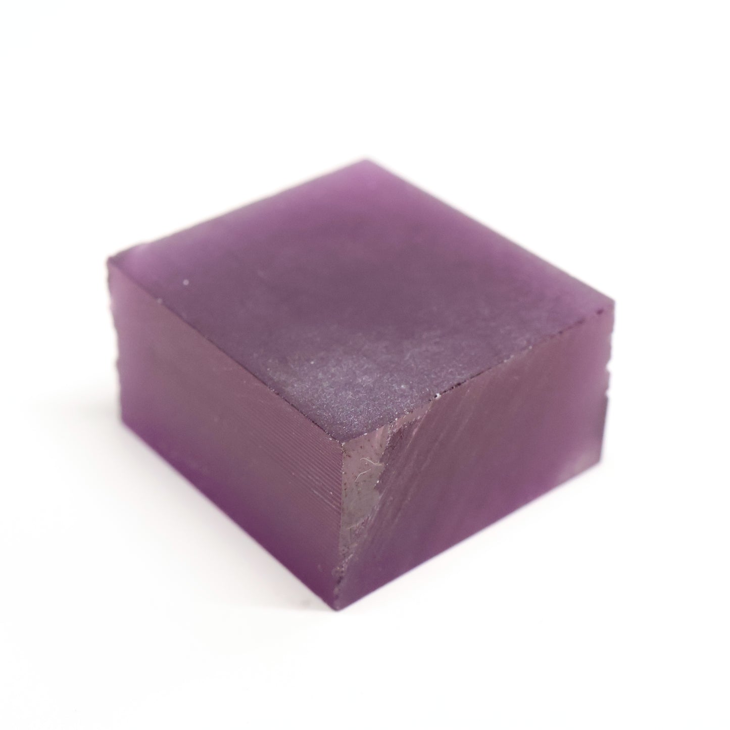 Purple Czochralski Pulled Sapphire (Reddish Hue) - Grade A - Faceting Rough