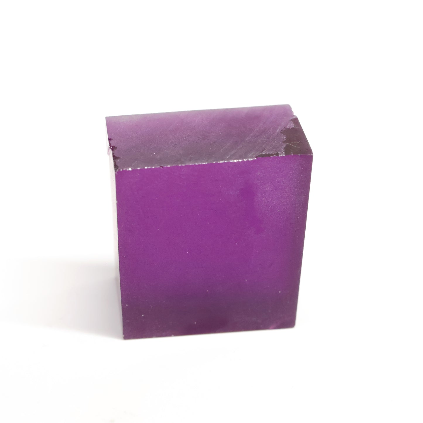 Purple Czochralski Pulled Sapphire (Reddish Hue) - Grade A - Faceting Rough