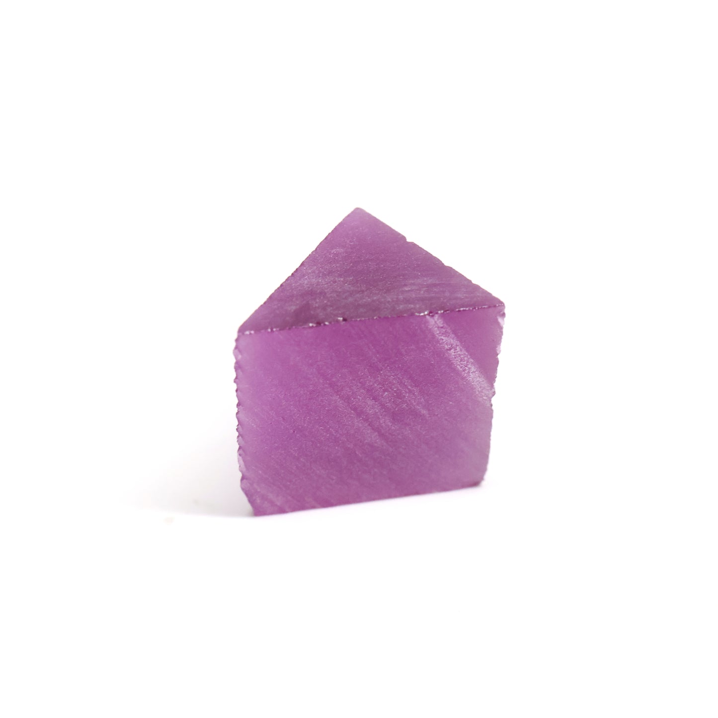 Purple Czochralski Pulled Sapphire (Reddish Hue) - Grade A - Faceting Rough