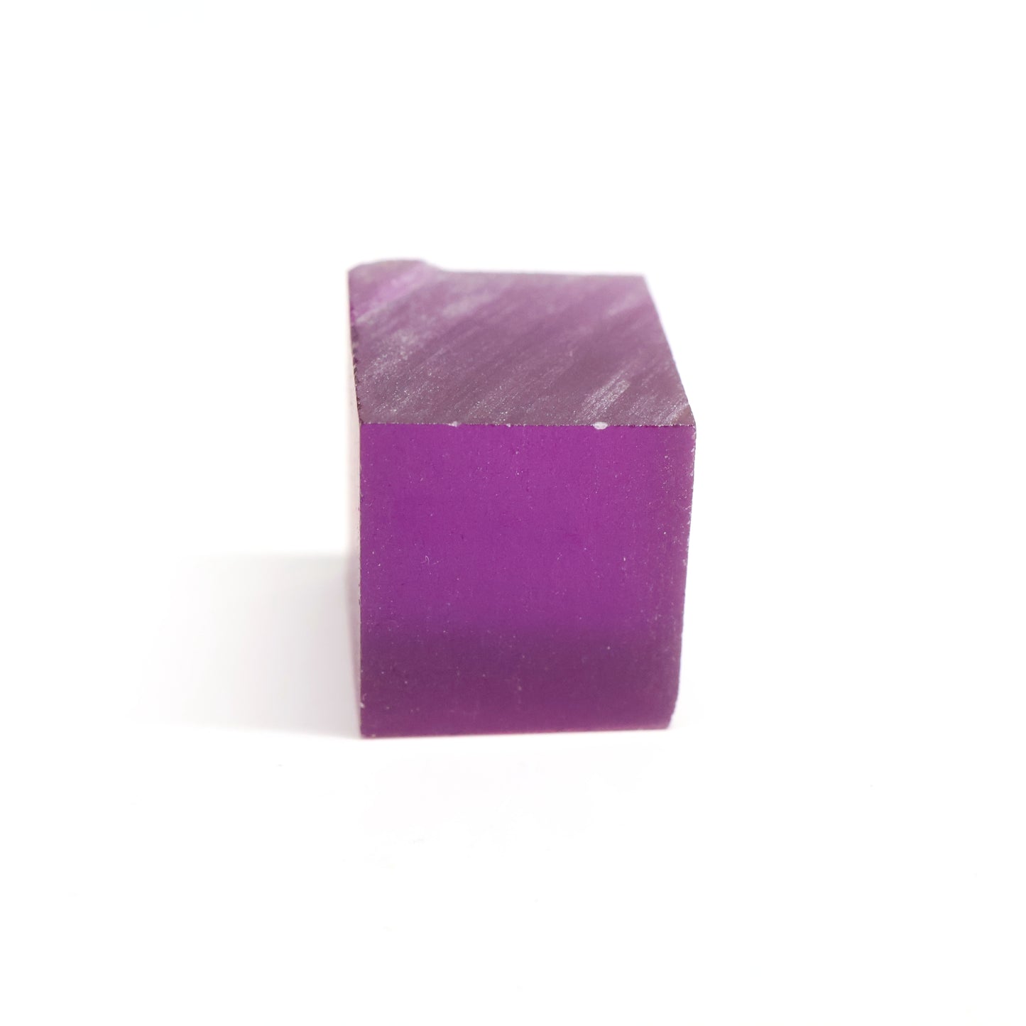 Purple Czochralski Pulled Sapphire (Reddish Hue) - Grade A - Faceting Rough