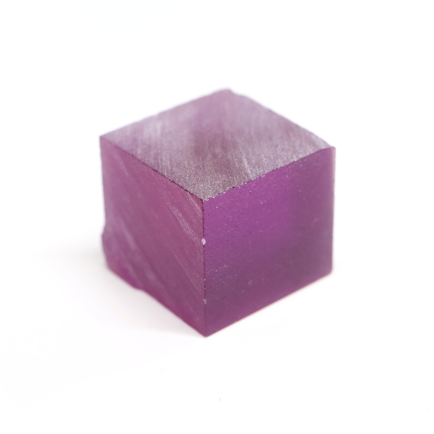Purple Czochralski Pulled Sapphire (Reddish Hue) - Grade A - Faceting Rough