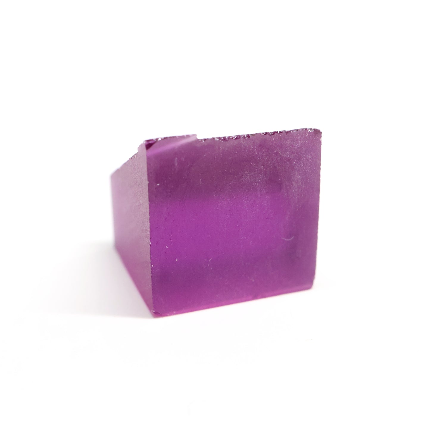 Purple Czochralski Pulled Sapphire (Reddish Hue) - Grade A - Faceting Rough