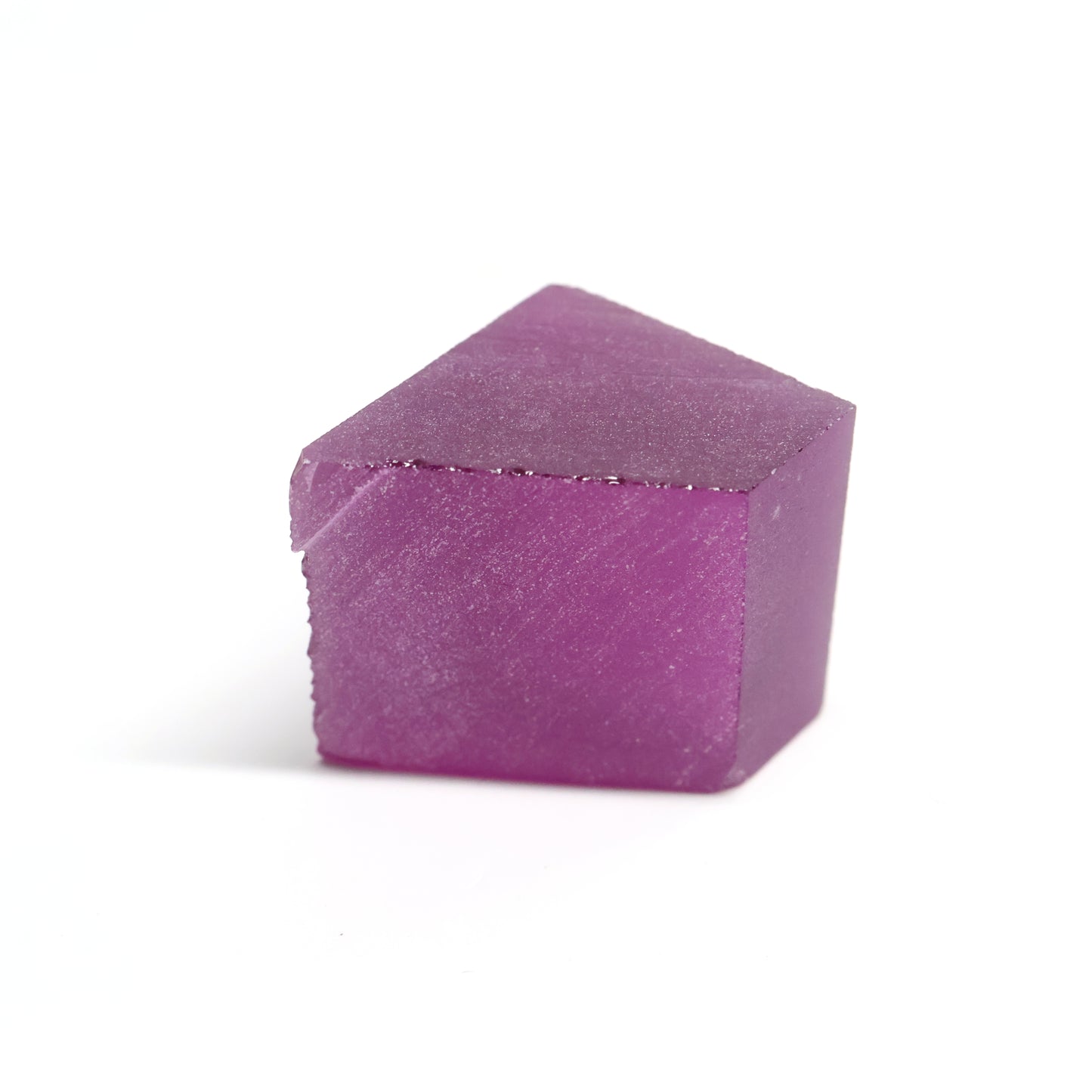 Purple Czochralski Pulled Sapphire (Reddish Hue) - Grade A - Faceting Rough