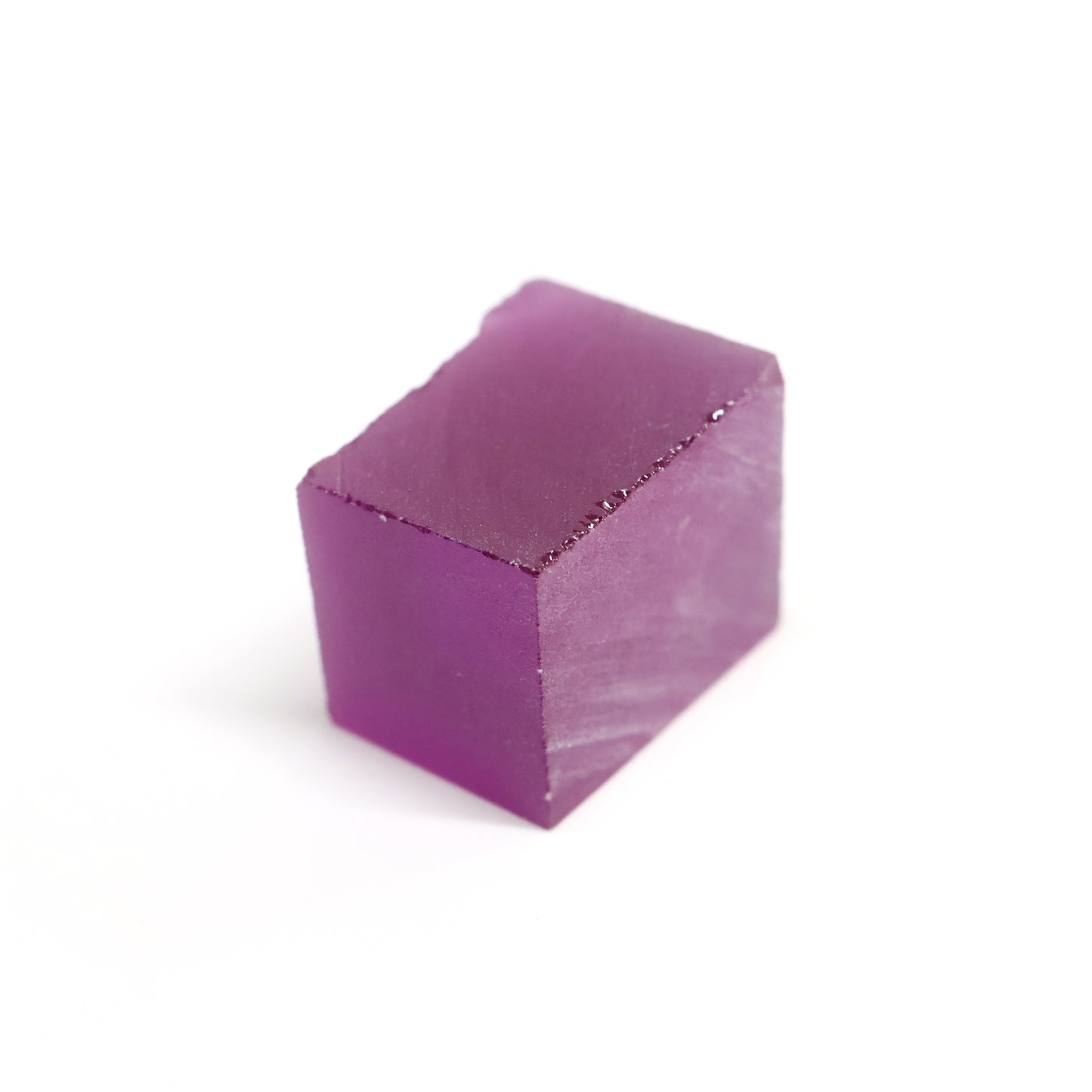 Purple Czochralski Pulled Sapphire (Reddish Hue) - Grade A - Faceting Rough
